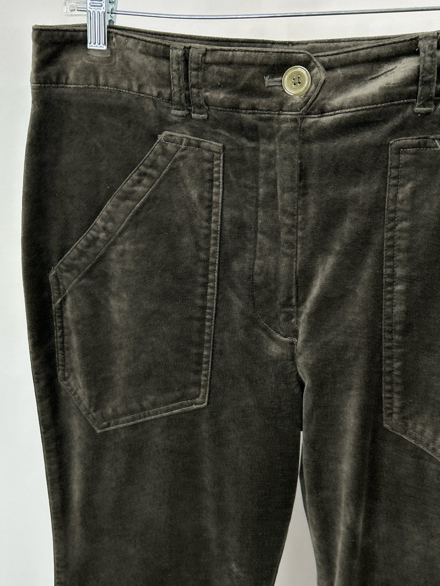 MAEVE Size 10 Gray Green Women Pants