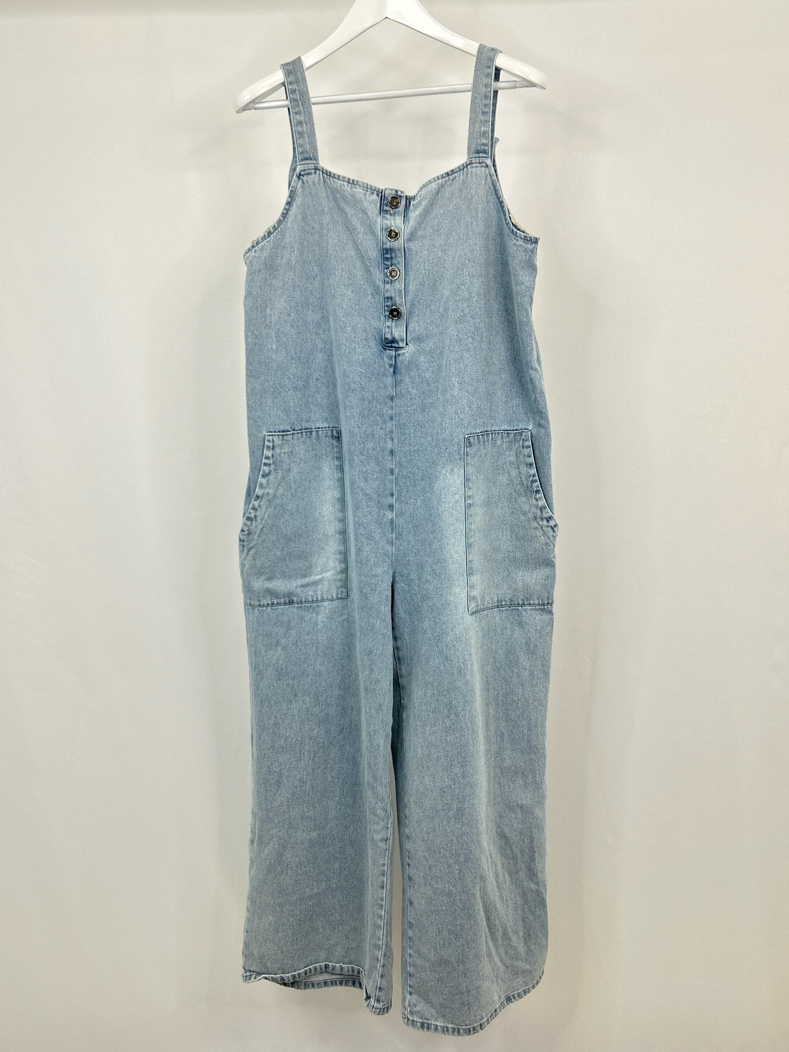 BIBI Size M BLUE DENIM Women Jumpsuit