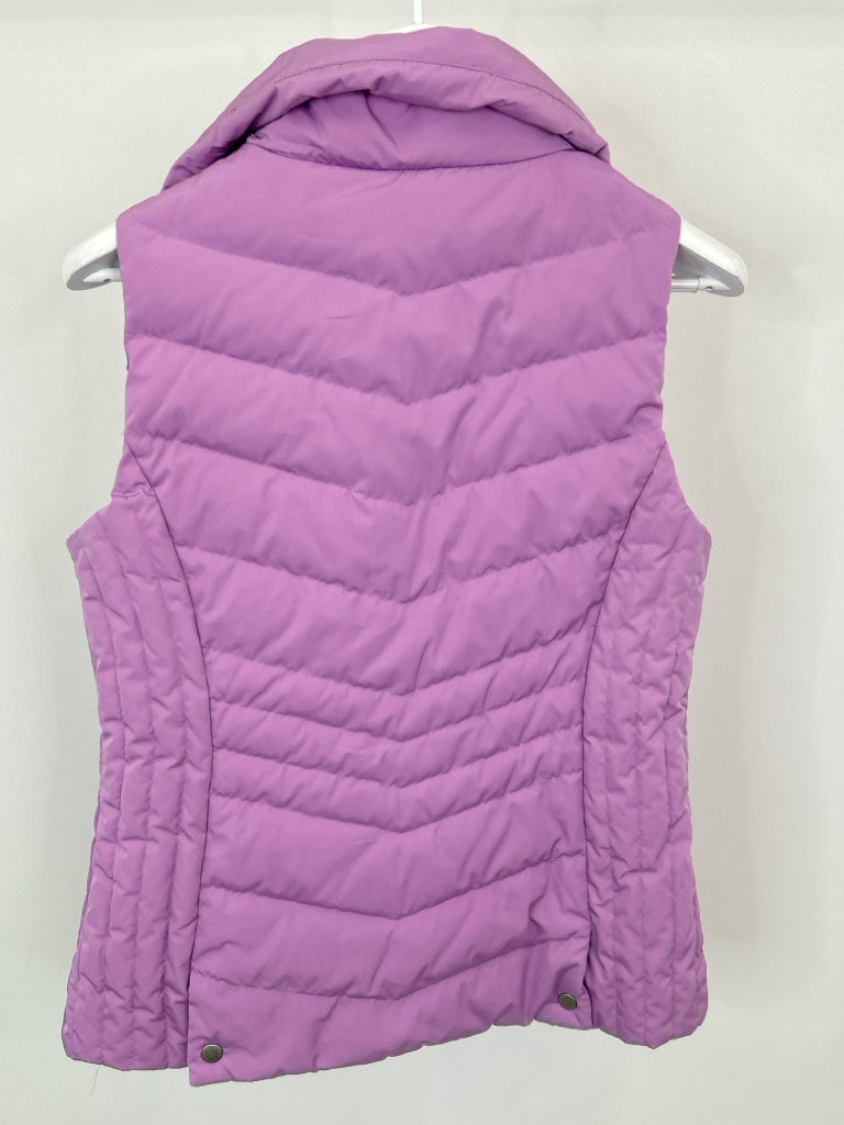 TALBOTS Women Size S Lilac Puffer Vest