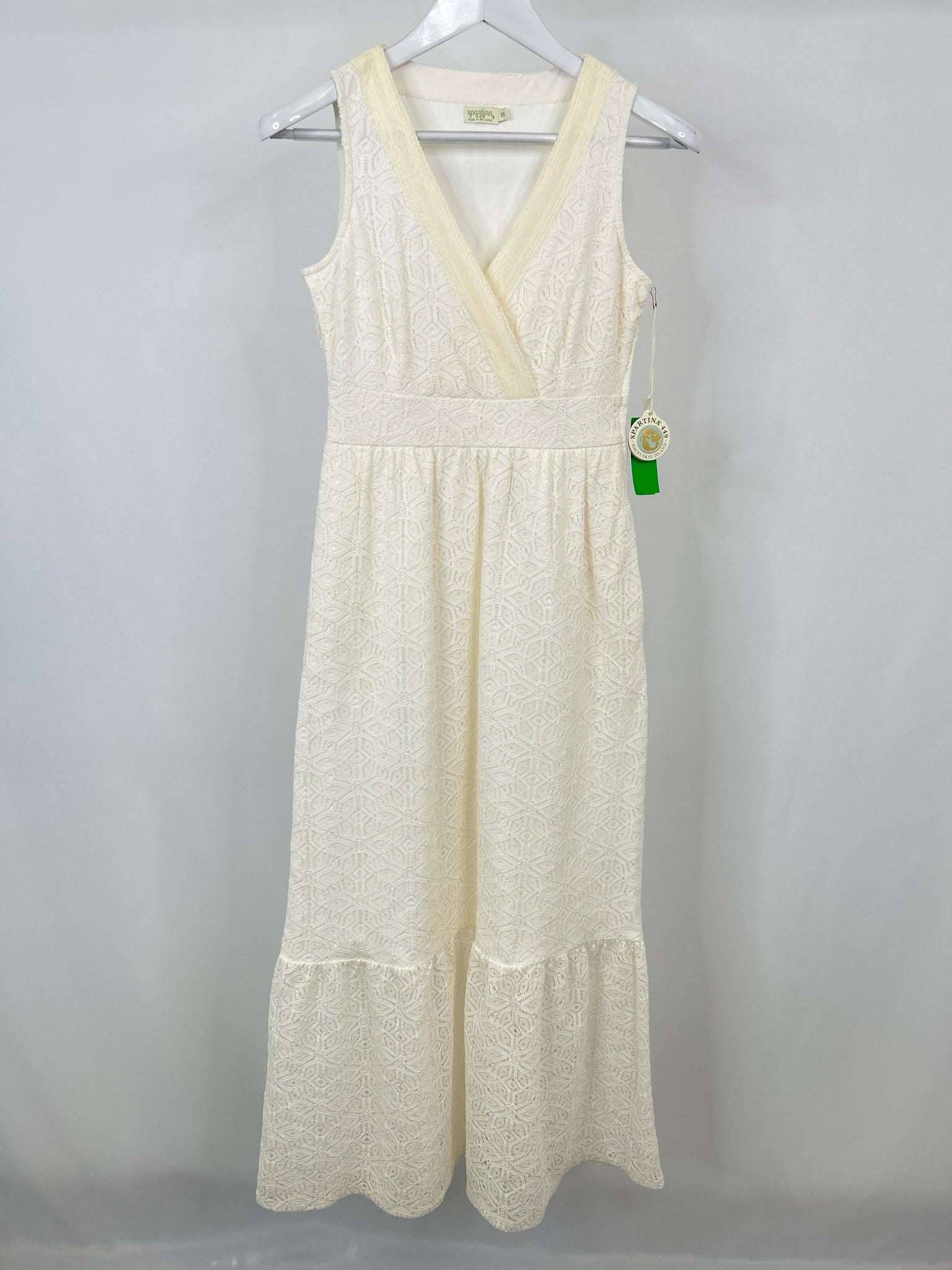 SPARTINA 449 Size XS Pearl White Women's Dress NWT