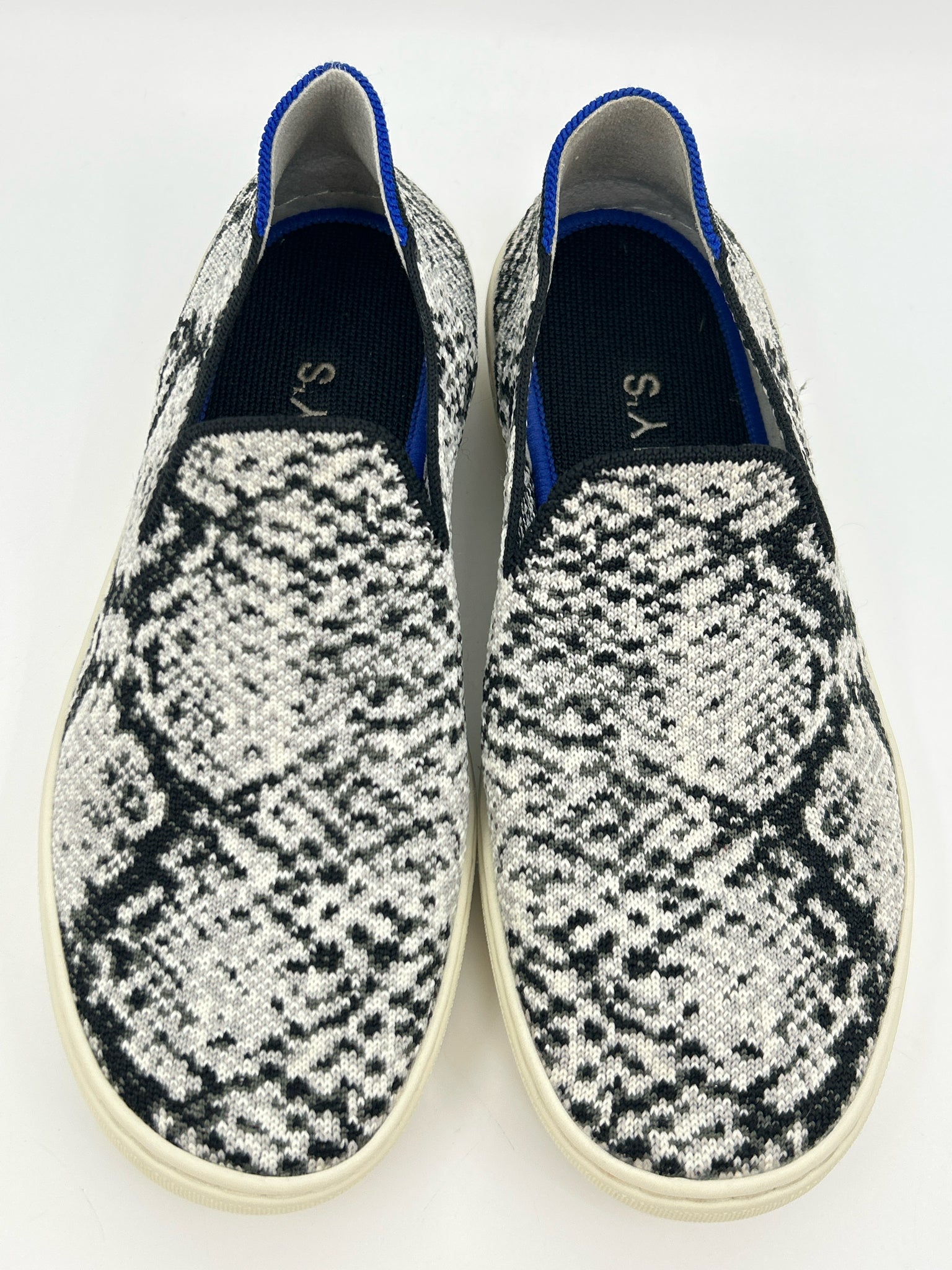 ROTHY'S Size 6.5W Black and White Women Sneakers