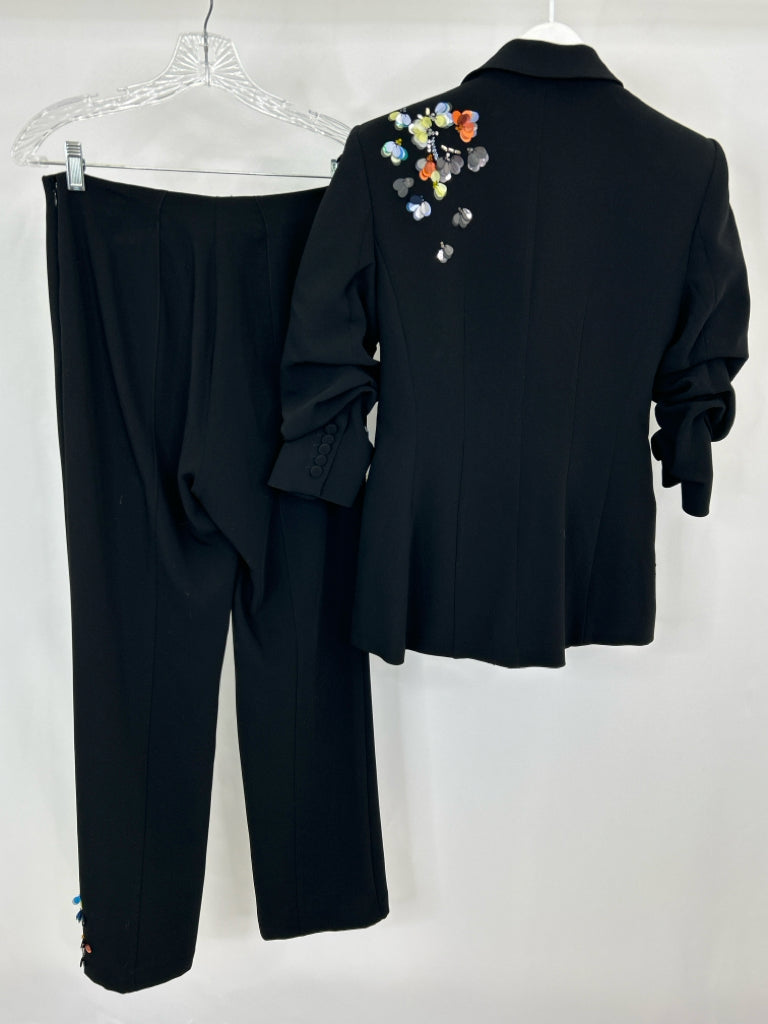 Cinq A Sept Women Size 6/8 Black 2-Piece w/pants