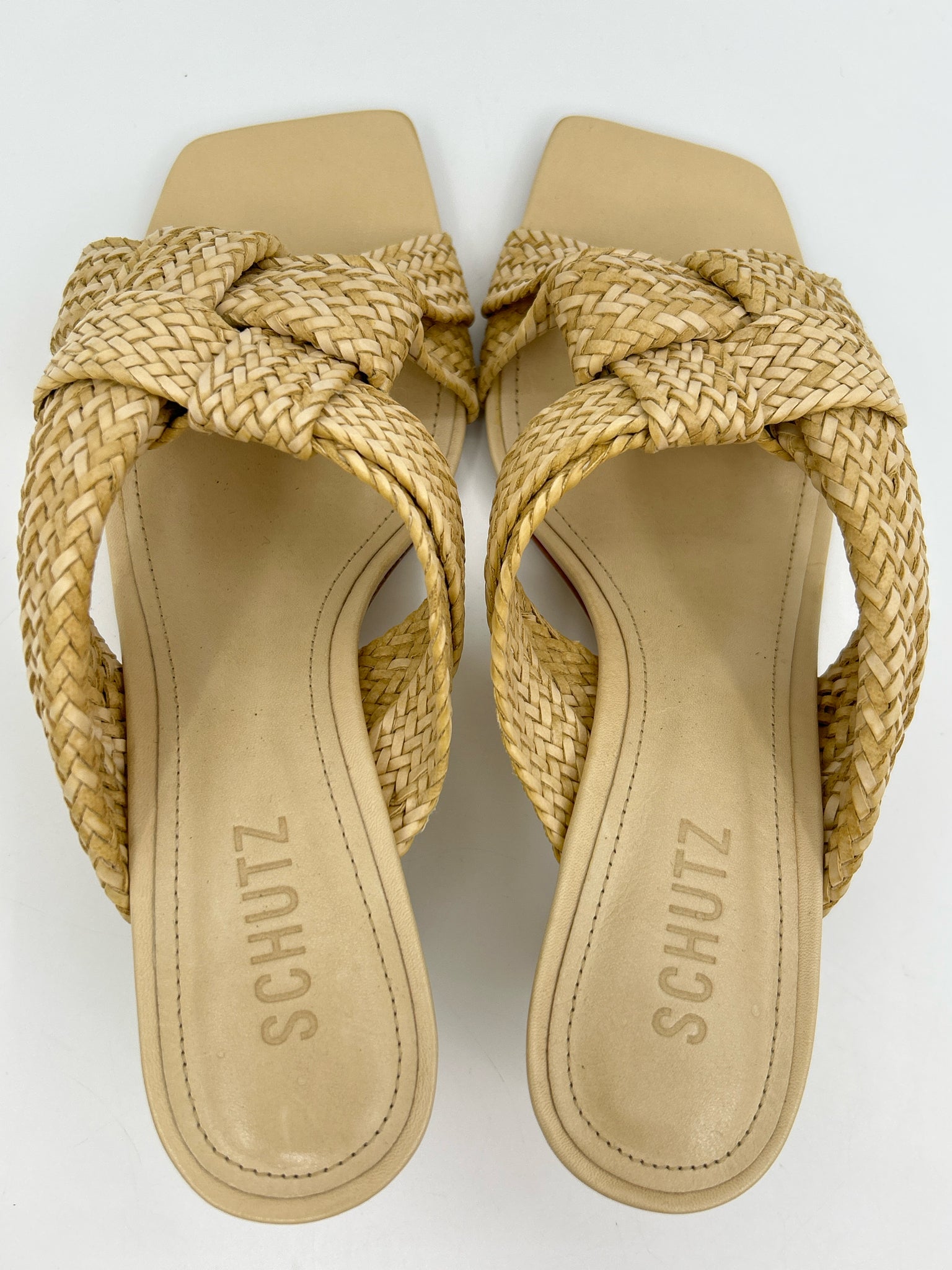 SCHUTZ Size 7.5B Natural Women Sandal NIB