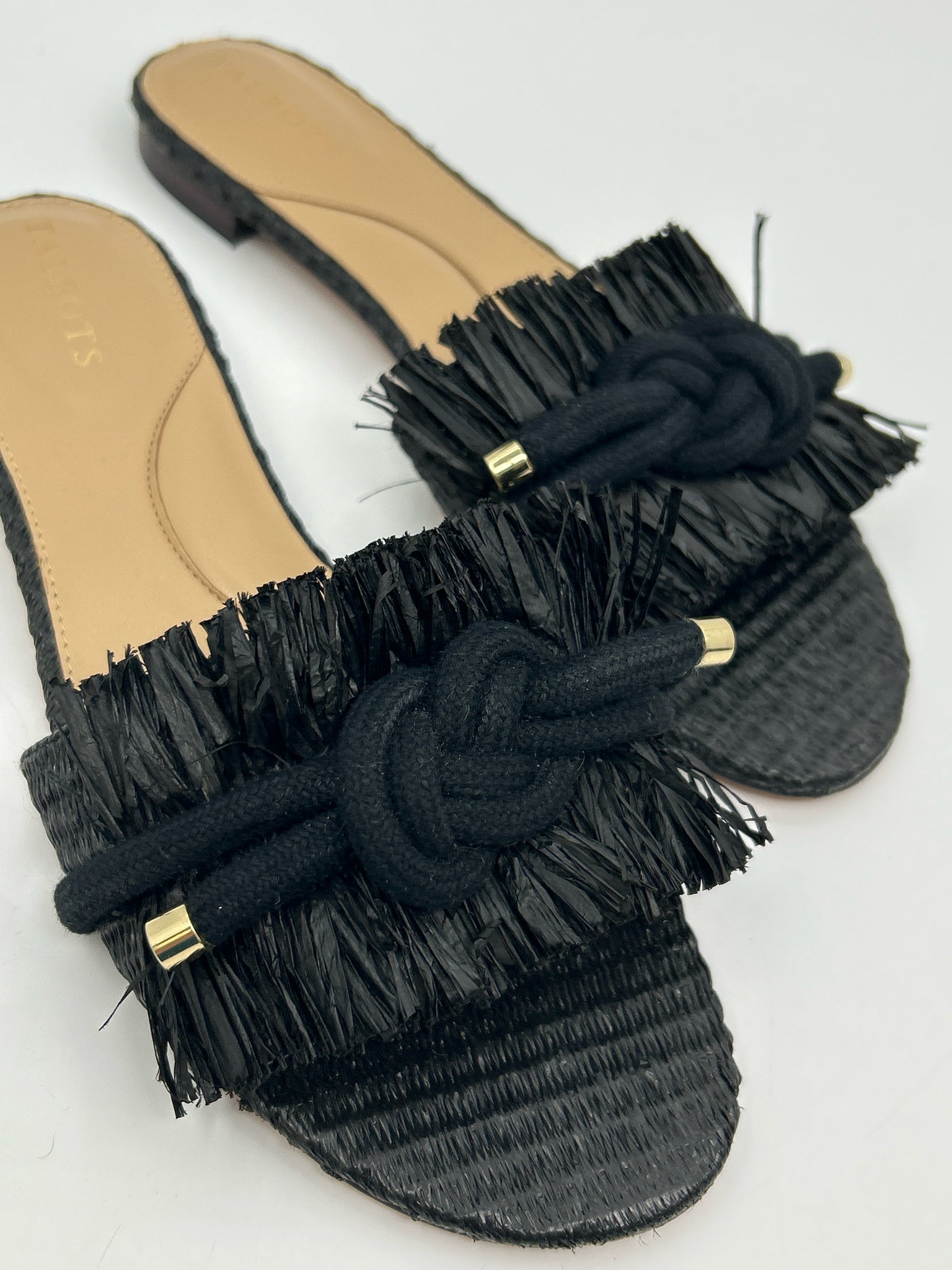 TALBOTS Size 8M Black Women Sandal