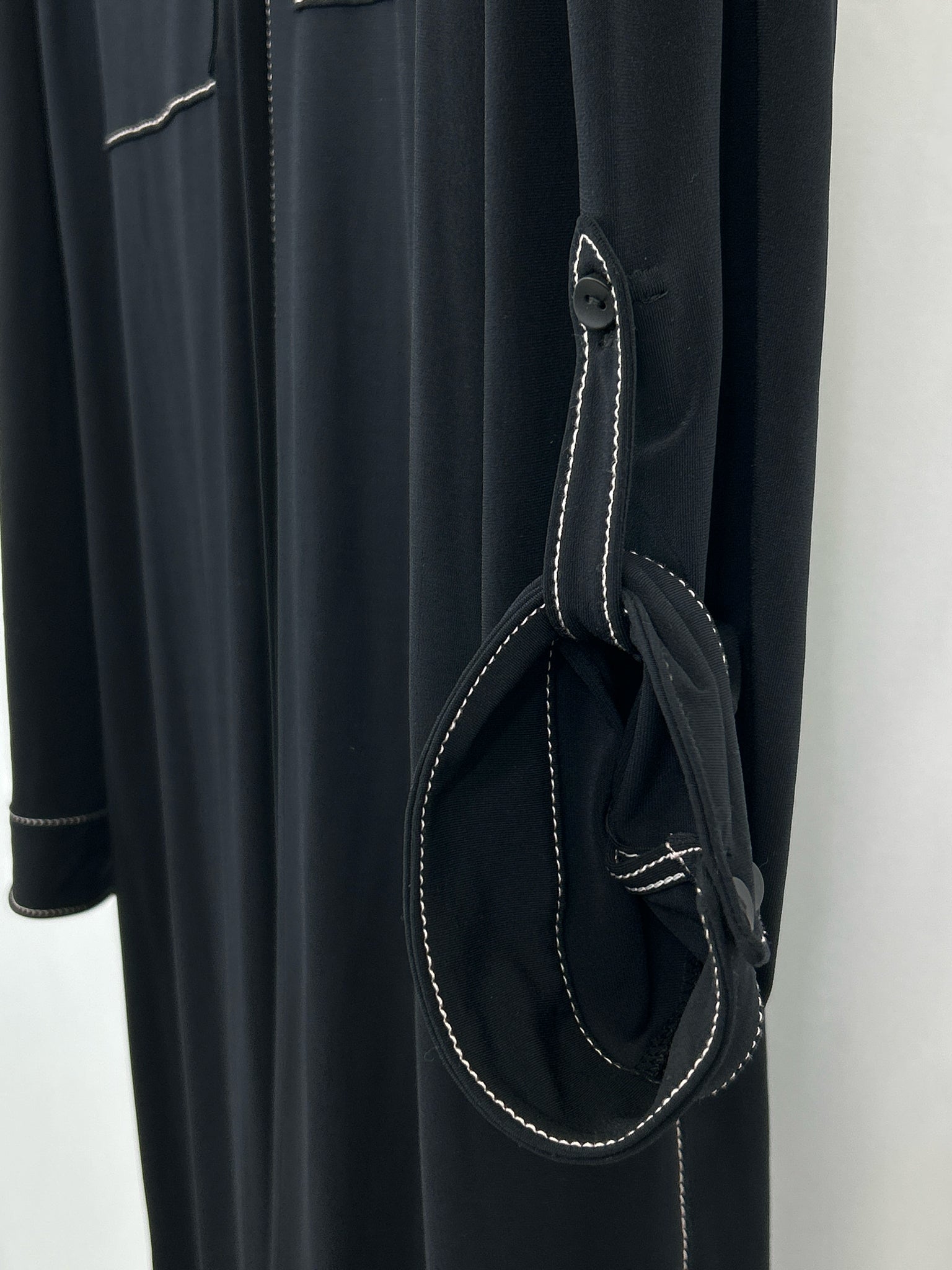 CHICO'S Size 12/14 Black Women Dress