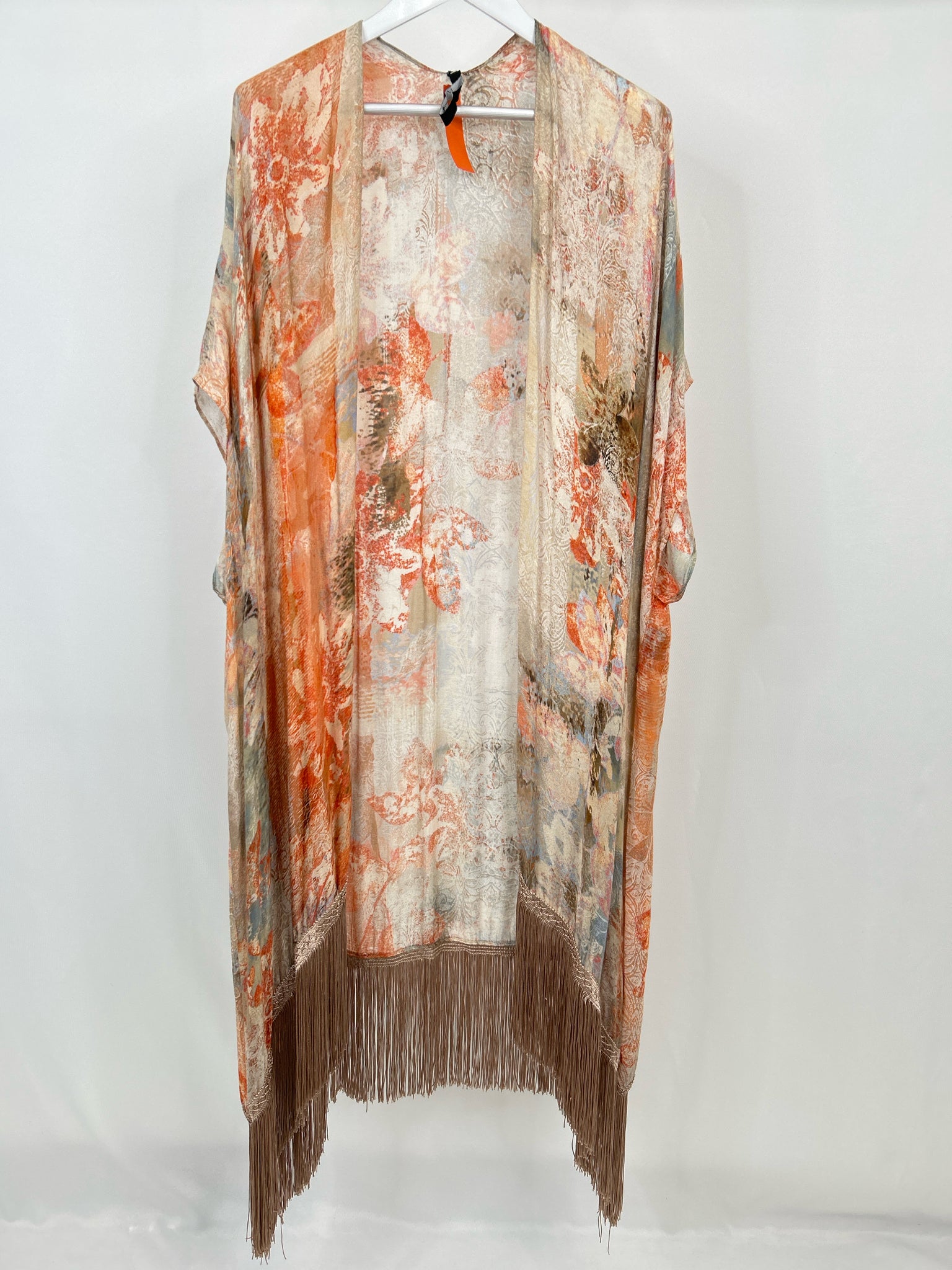 RUGGINE MARIONETTE Size One Size Coral Print Women Kimono