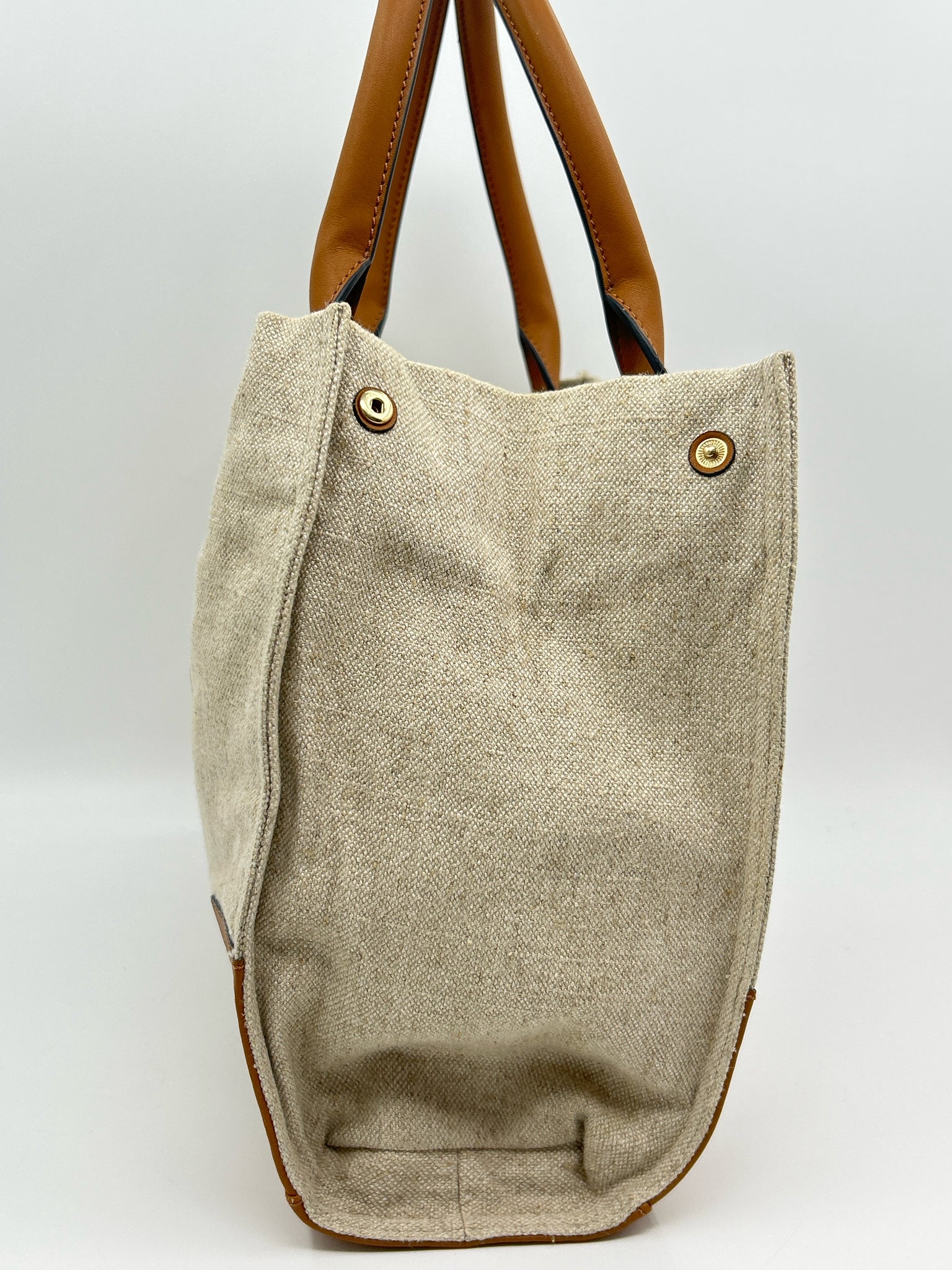 TORY BURCH Canvas and Tan Women Tote