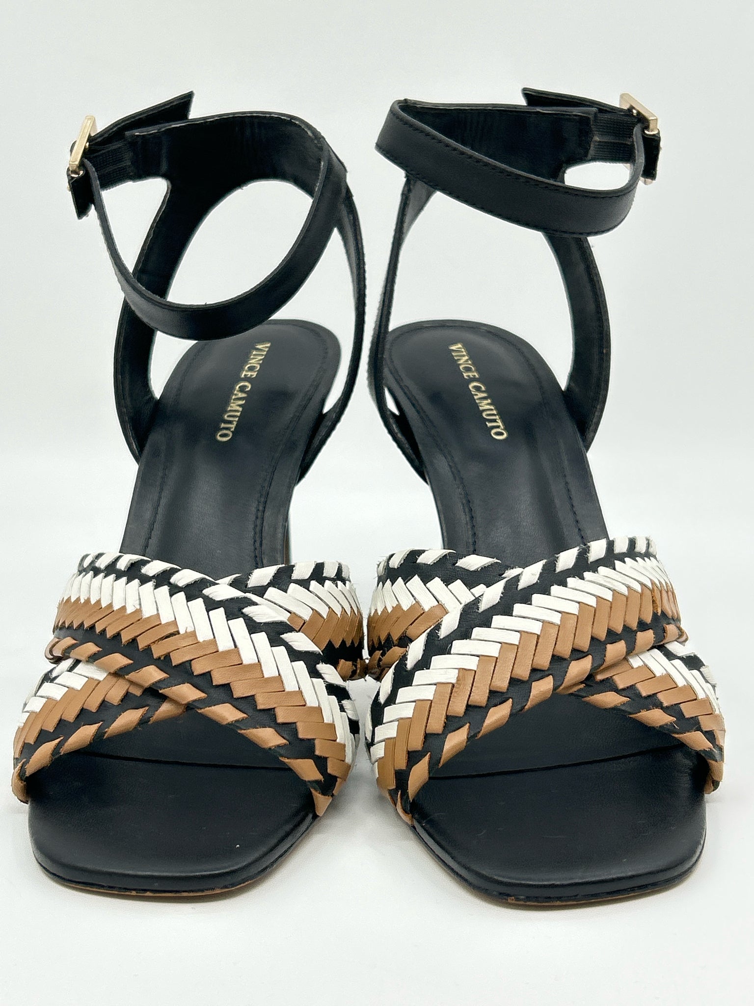 VINCE CAMUTO Size 8M black and brown Women Sandal