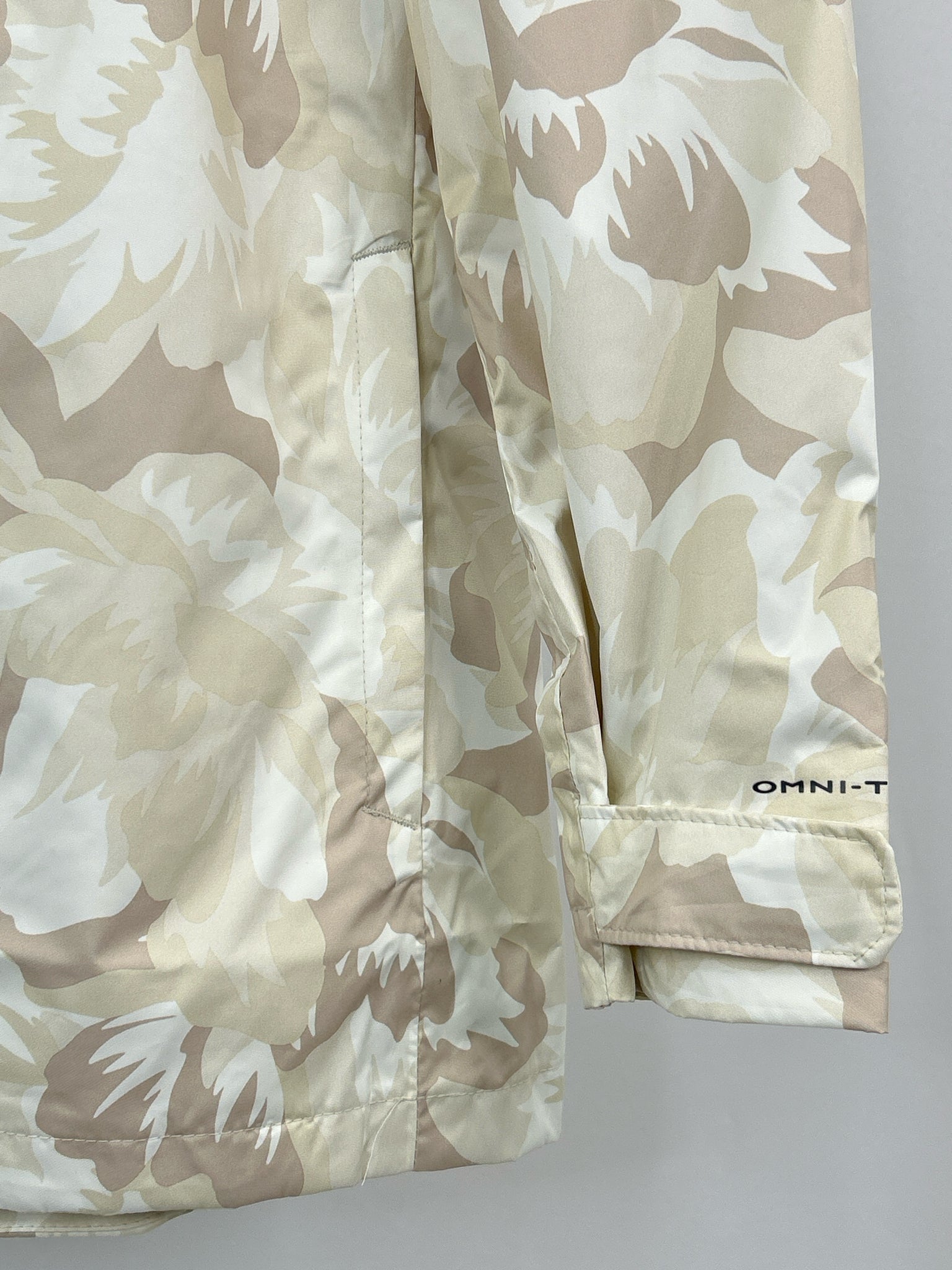 COLUMBIA Size L TAUPE AND CREAM Women Jacket