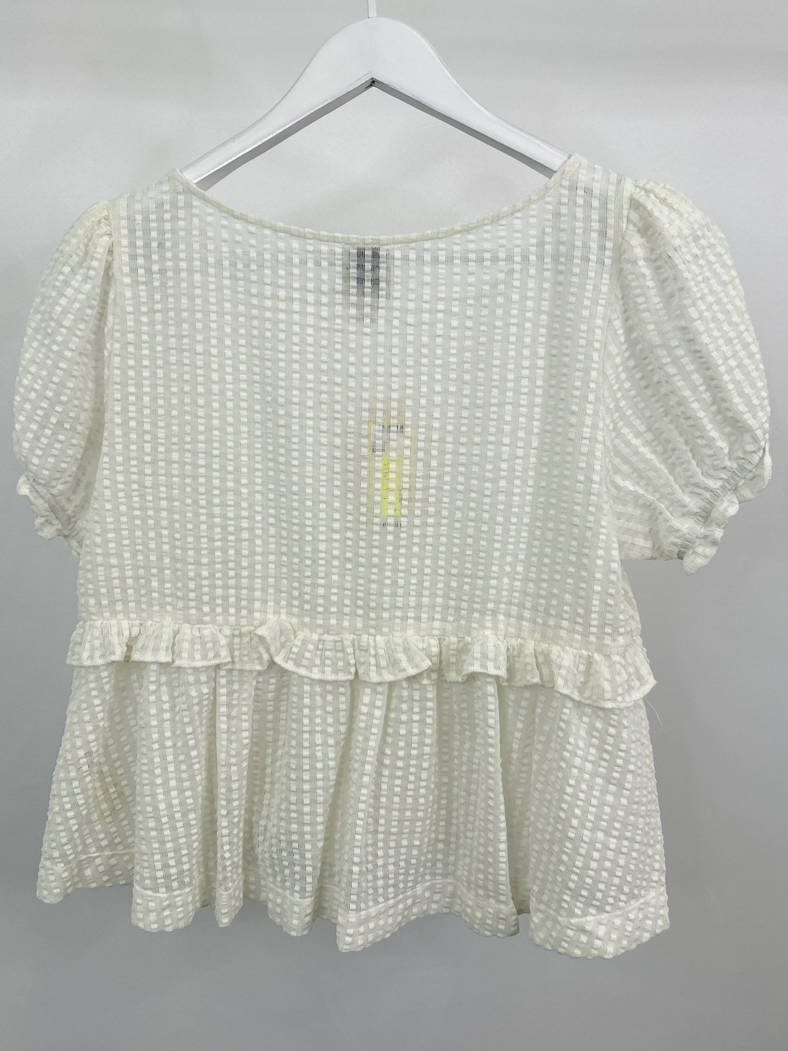 MAEVE Size L White Women Top NWT