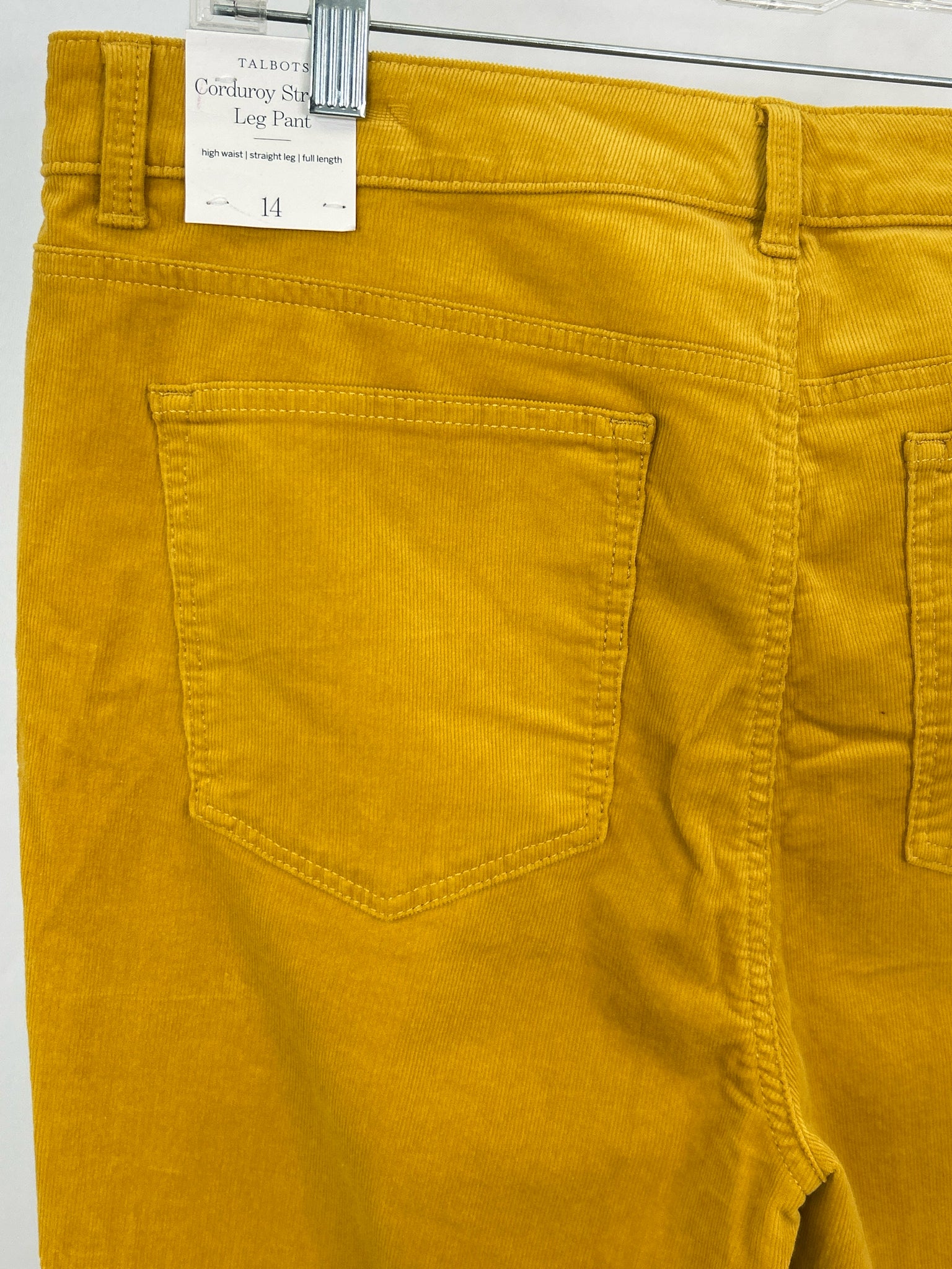 TALBOTS Size 14 Mustard Women Pants