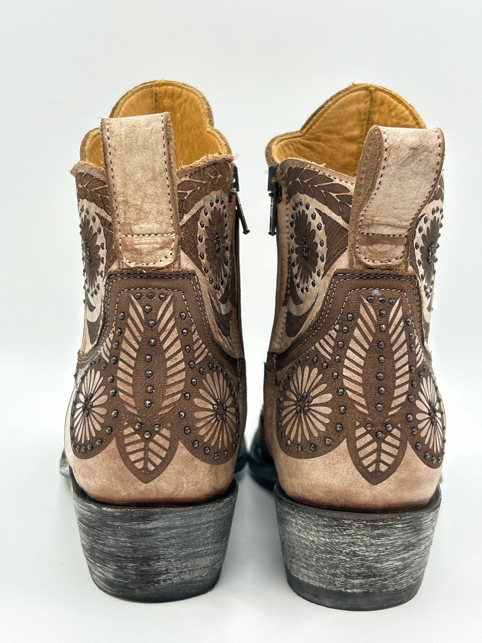 OLD GRINGO Size 7.5B Taupe Women Boots