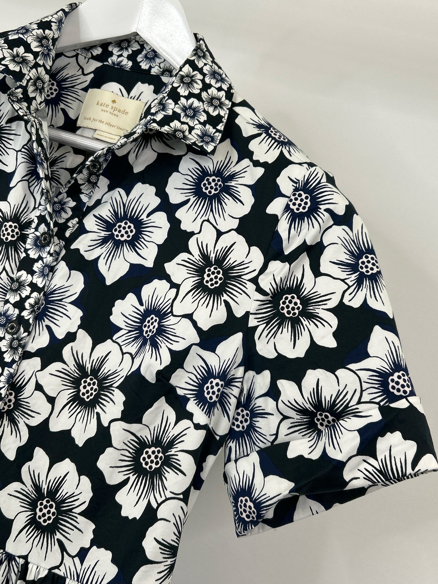 KATE SPADE Size S NAVY FLORAL Women Dress