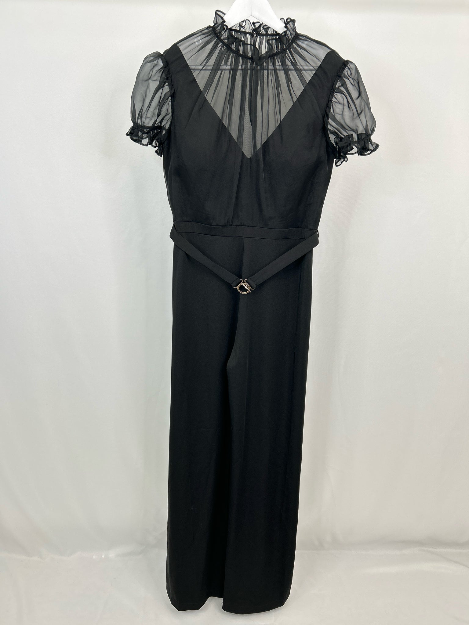 MAC DUGGAL Size 12 Black Women Jumpsuit