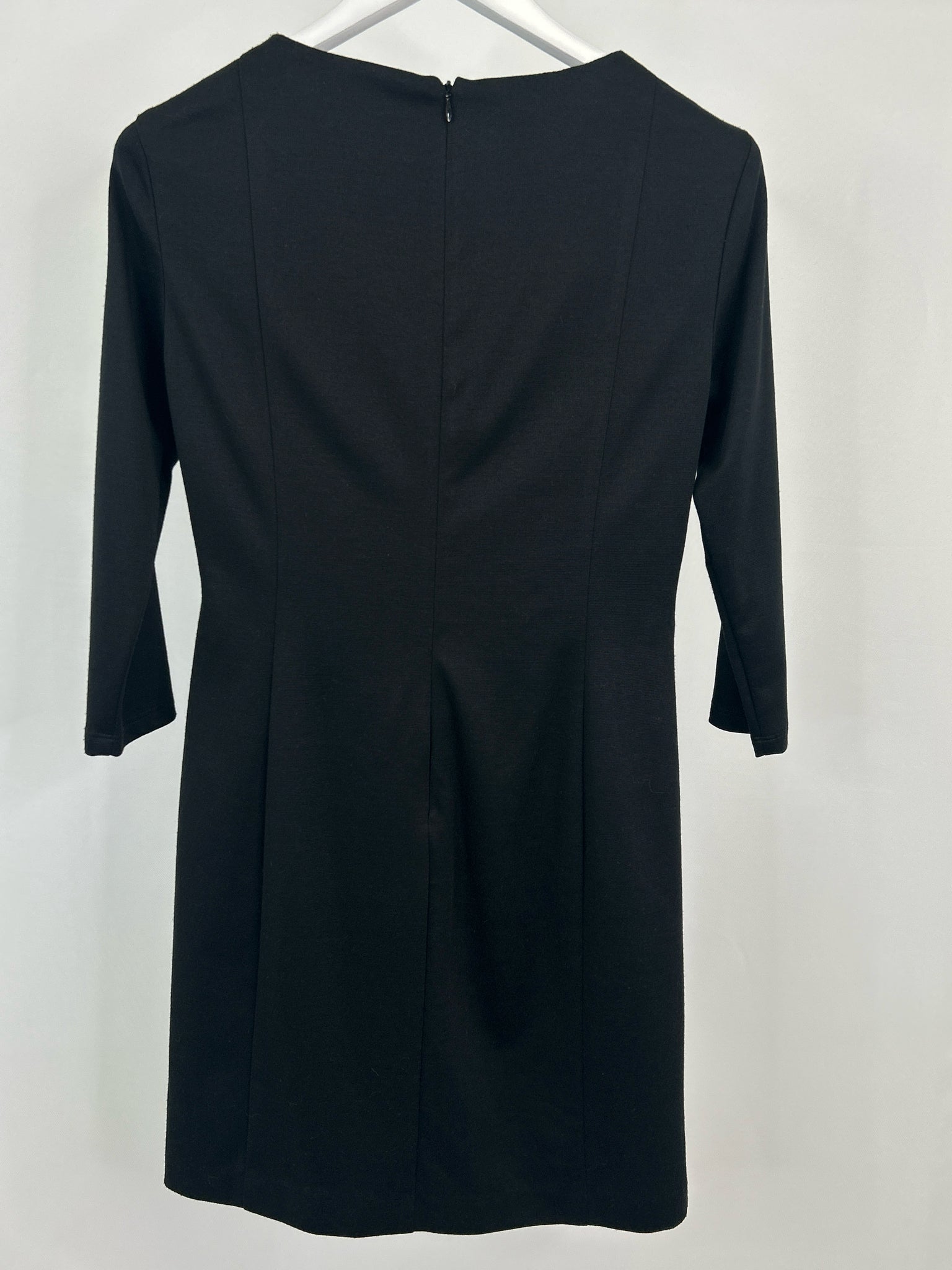 SAKS FIFTH AVENUE Size 6 Black Print Women Dress