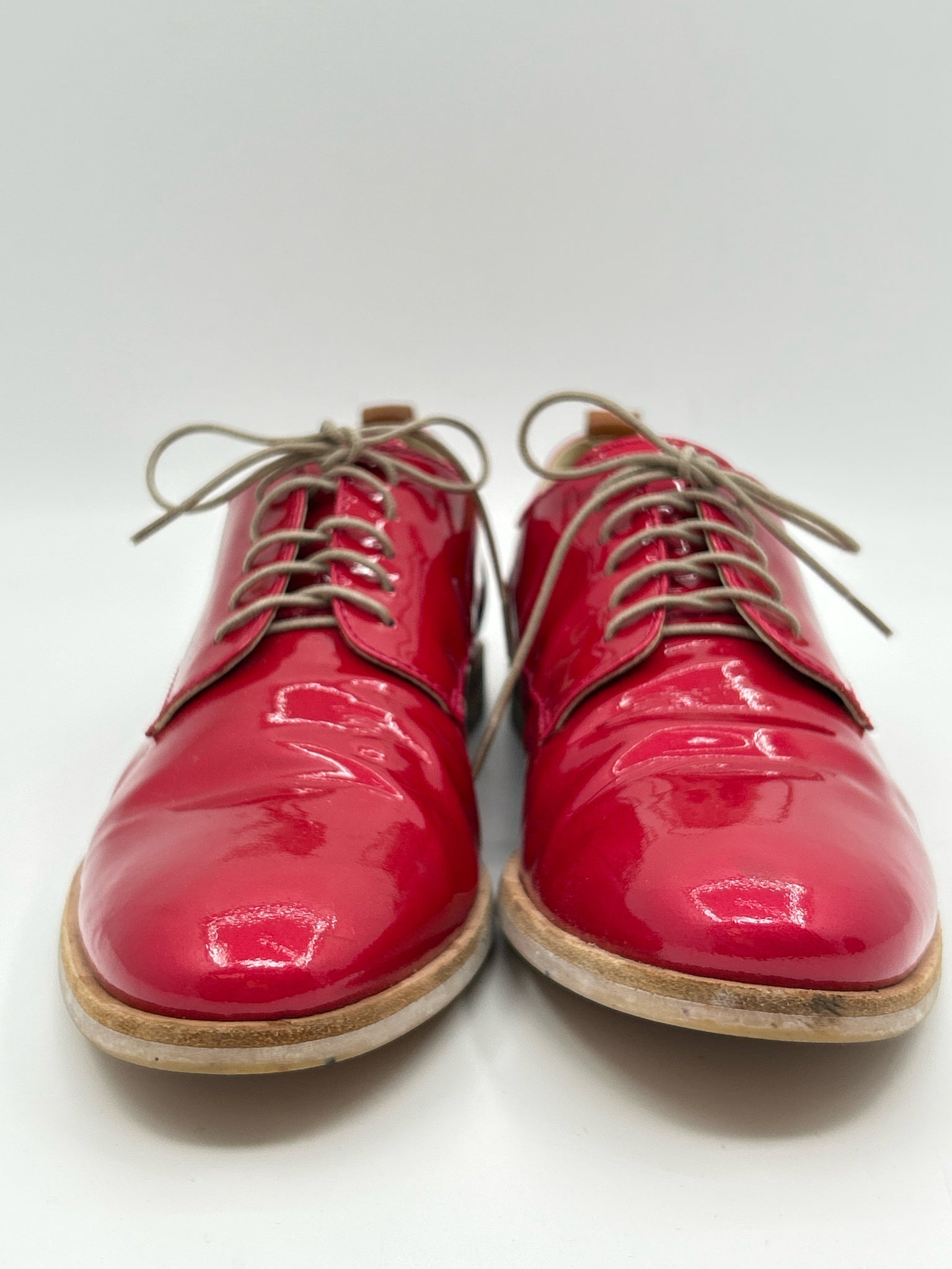 AGL Size 8.5 Red Women Loafer