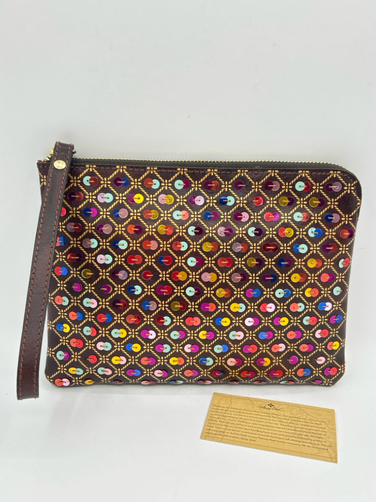 PATRICIA NASH Brown Wristlet