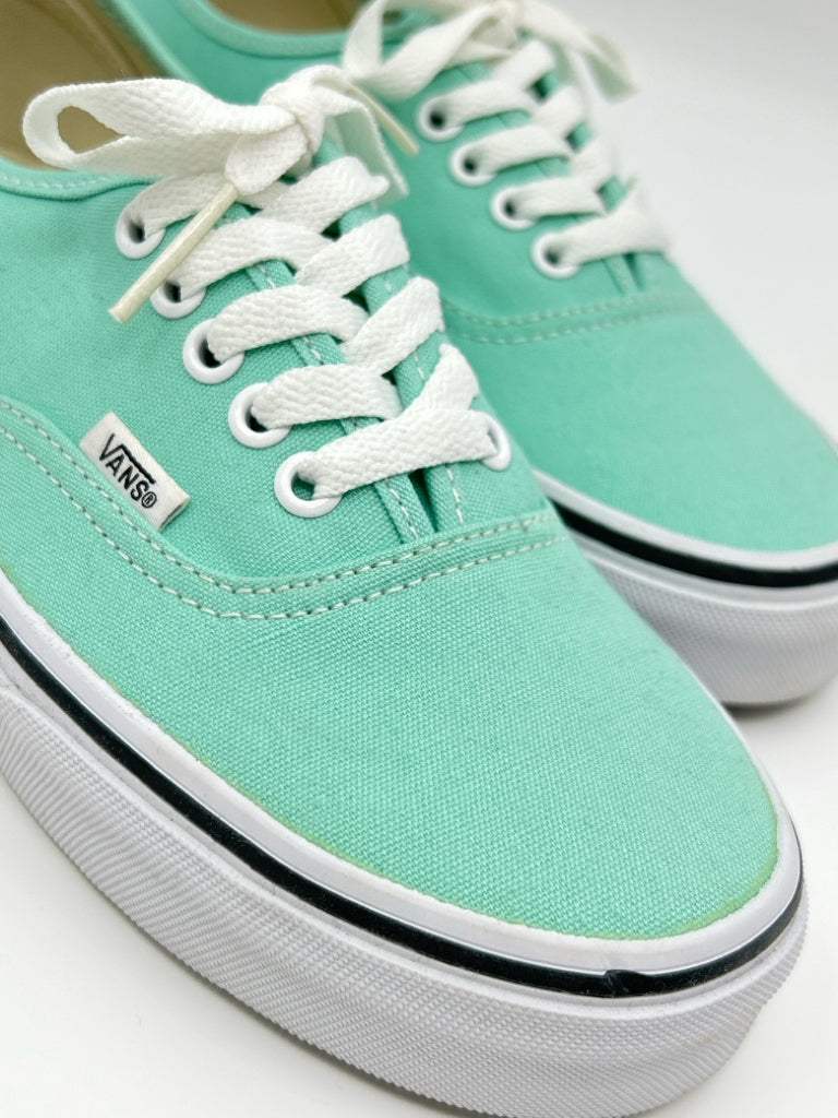 VANS Size 8 Mint Green Women's Sneakers