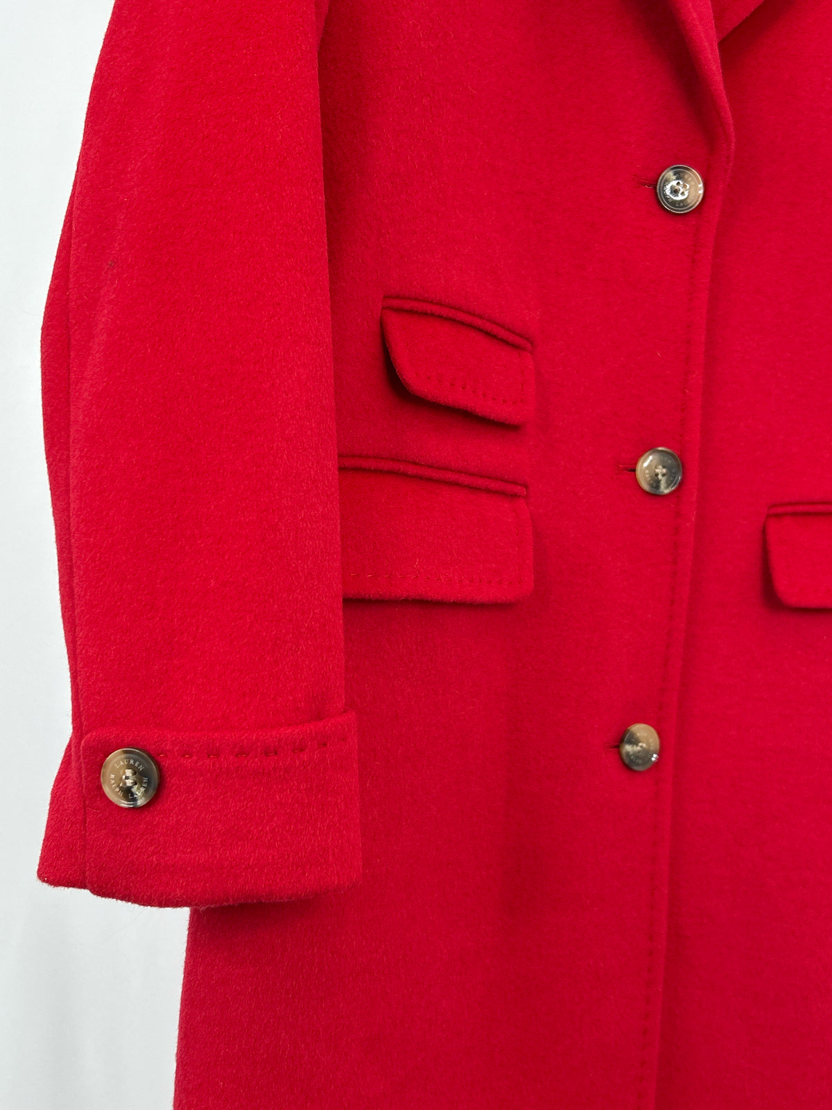 Lauren Ralph Lauren Size 12 Red Women Coat
