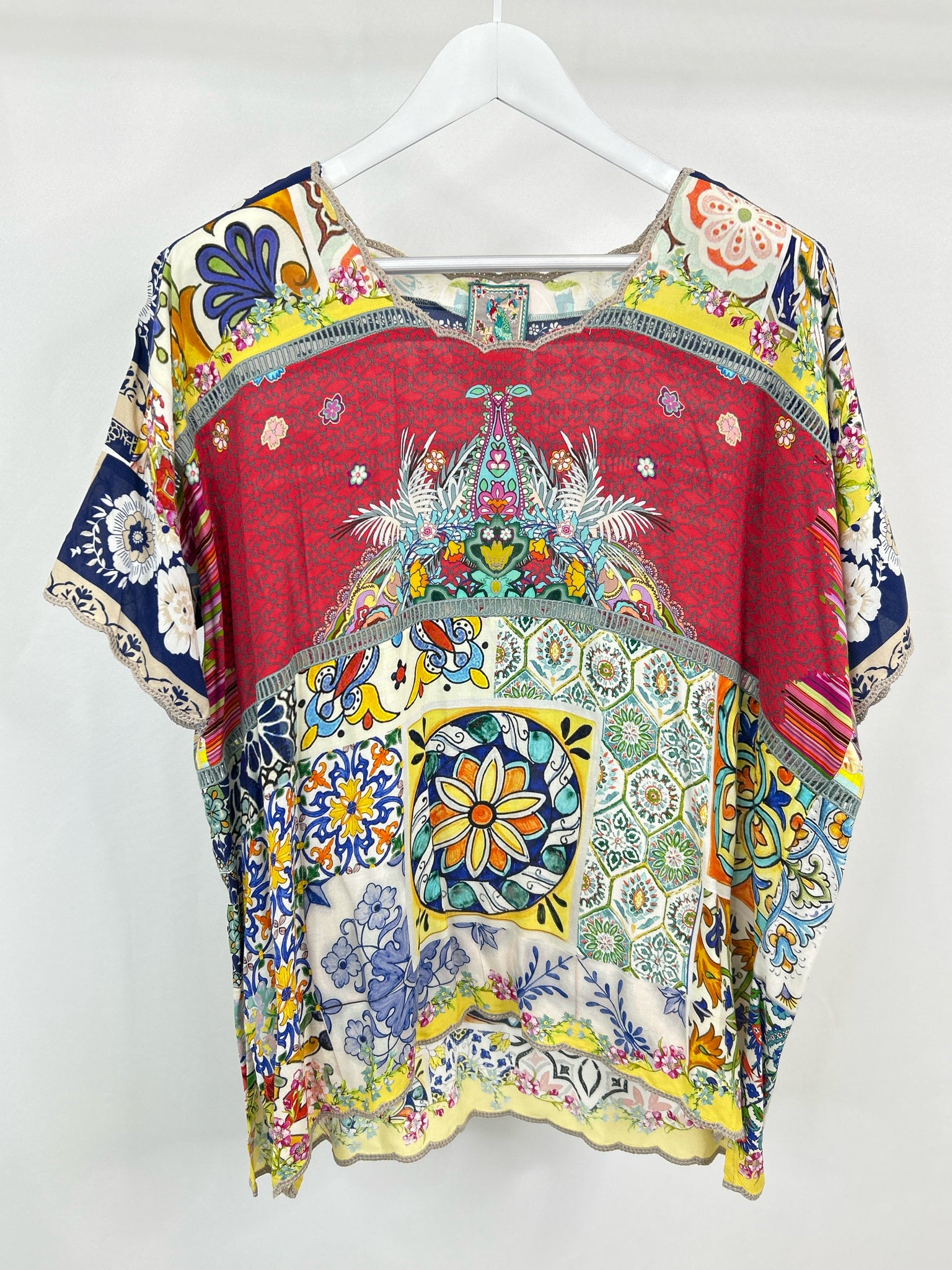 JOHNNY WAS Size M Multi-Color Women Top