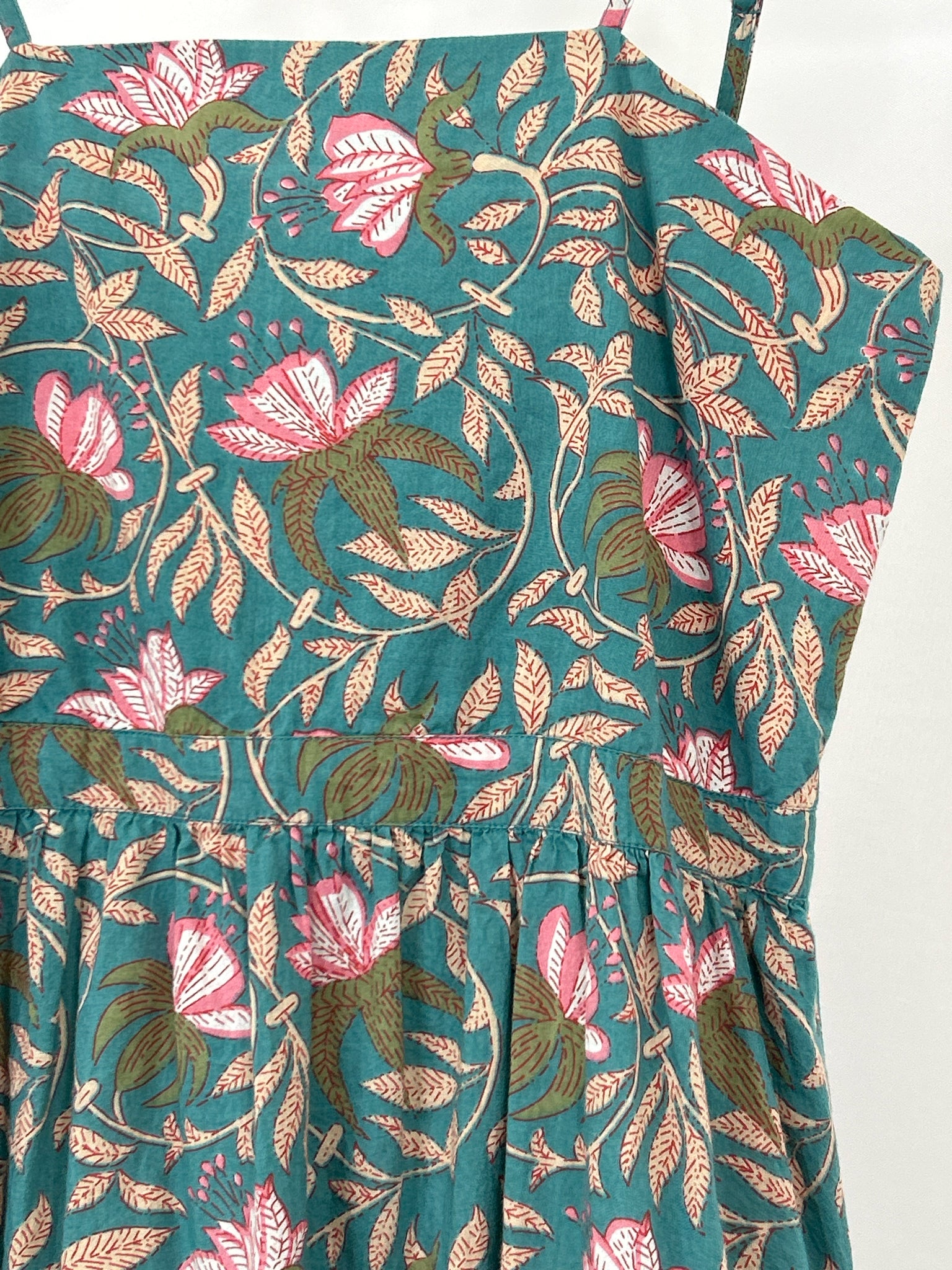 RAGA Size S TEAL FLORAL Women Dress