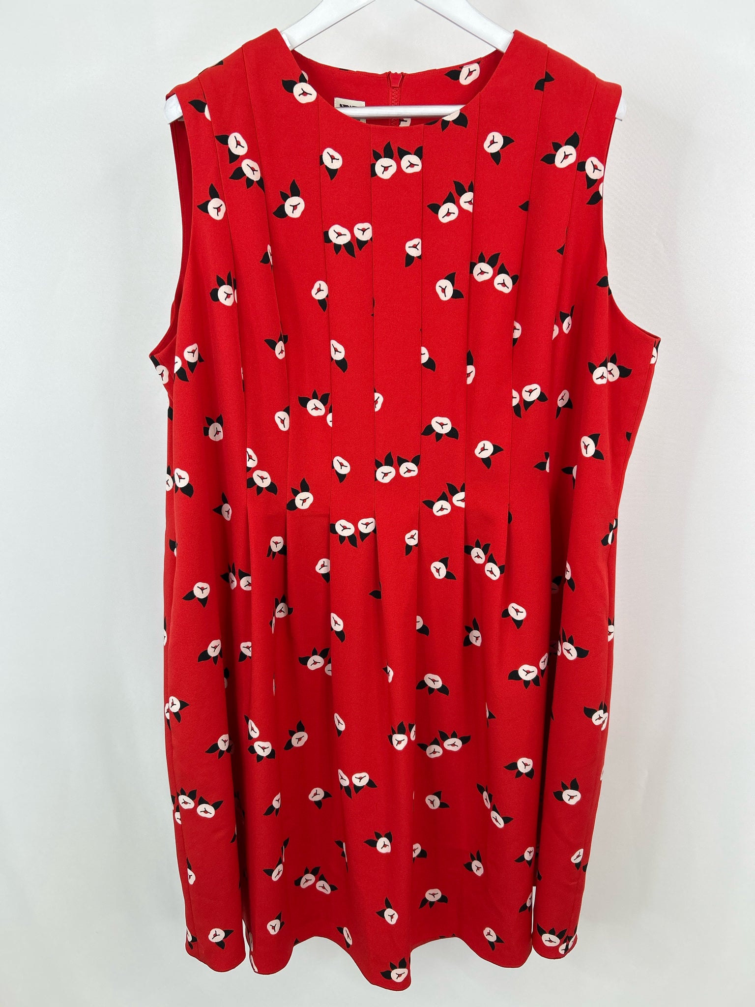 ANNE KLEIN NWT Size 22W RED FLORAL Women Dress