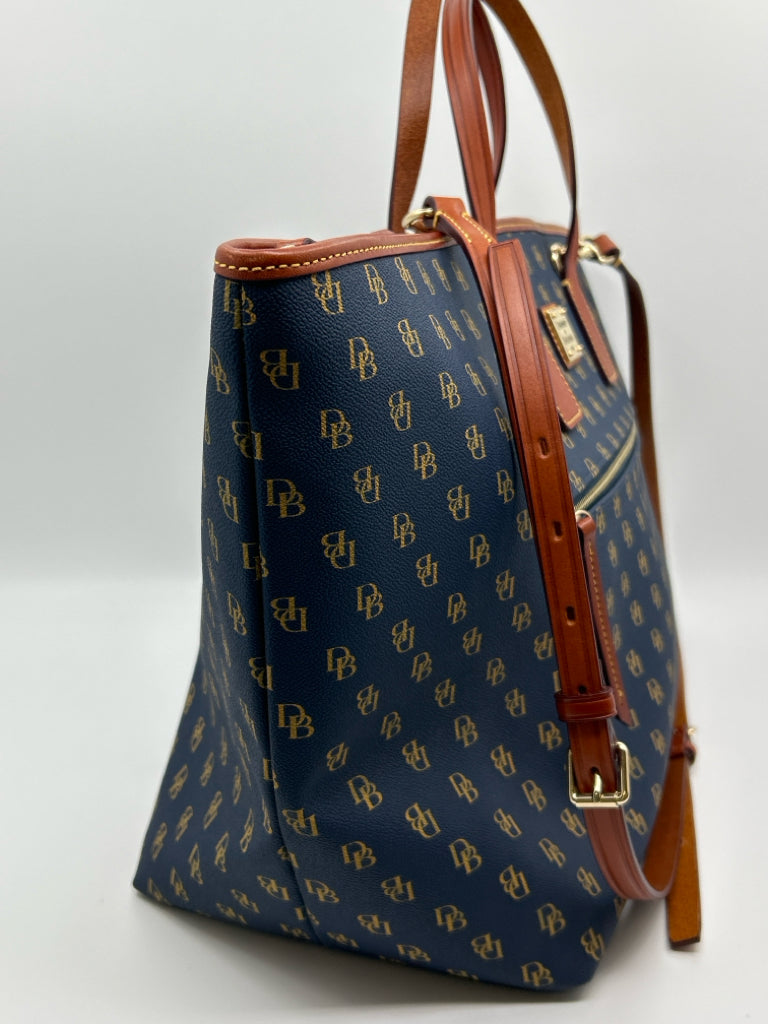 DOONEY & BOURKE Navy Gretta Large Tote NWT