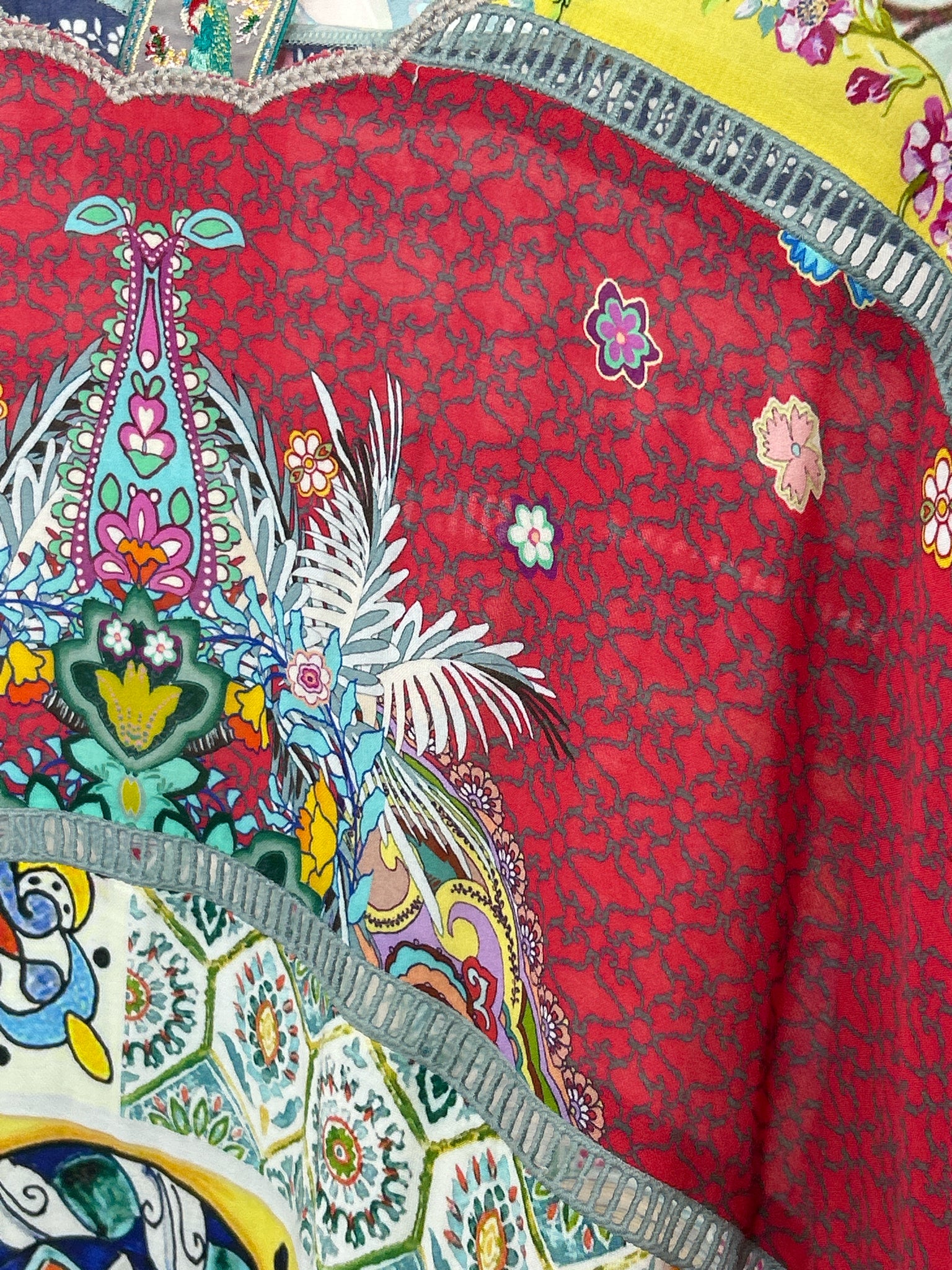 JOHNNY WAS Size M Multi-Color Women Top