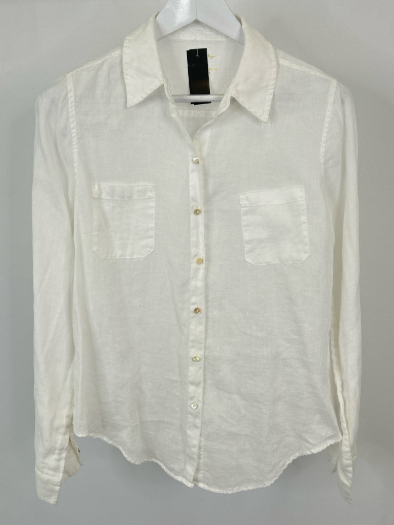 LILLY PULITZER Size M White Women's Shirt