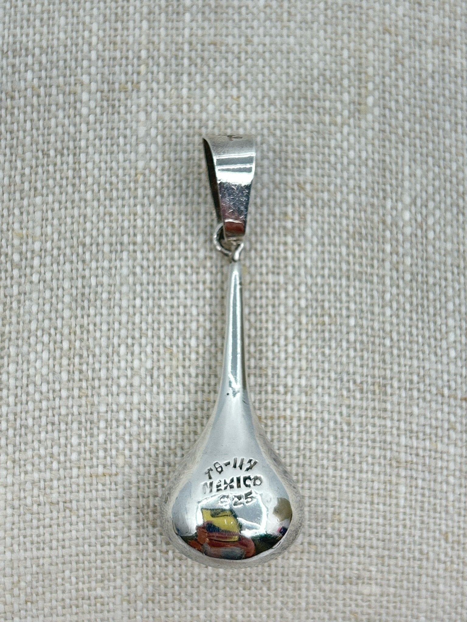 Sterling Silver Teardrop Pendant