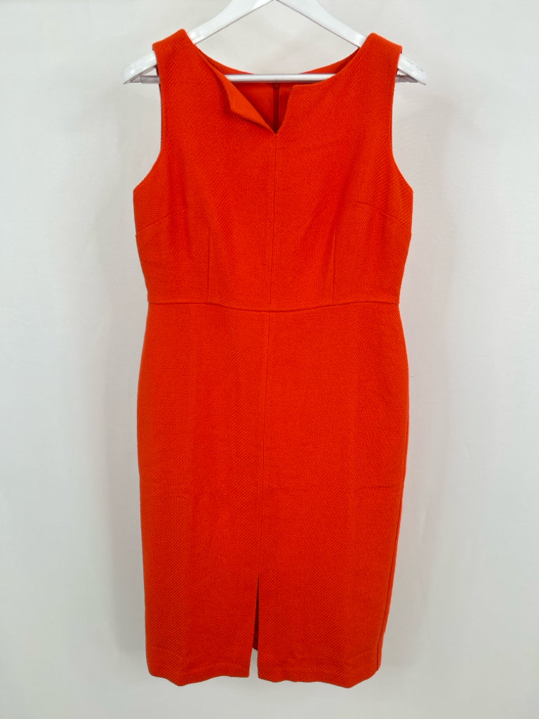ANN TAYLOR Size 8 Orange Women's Dress