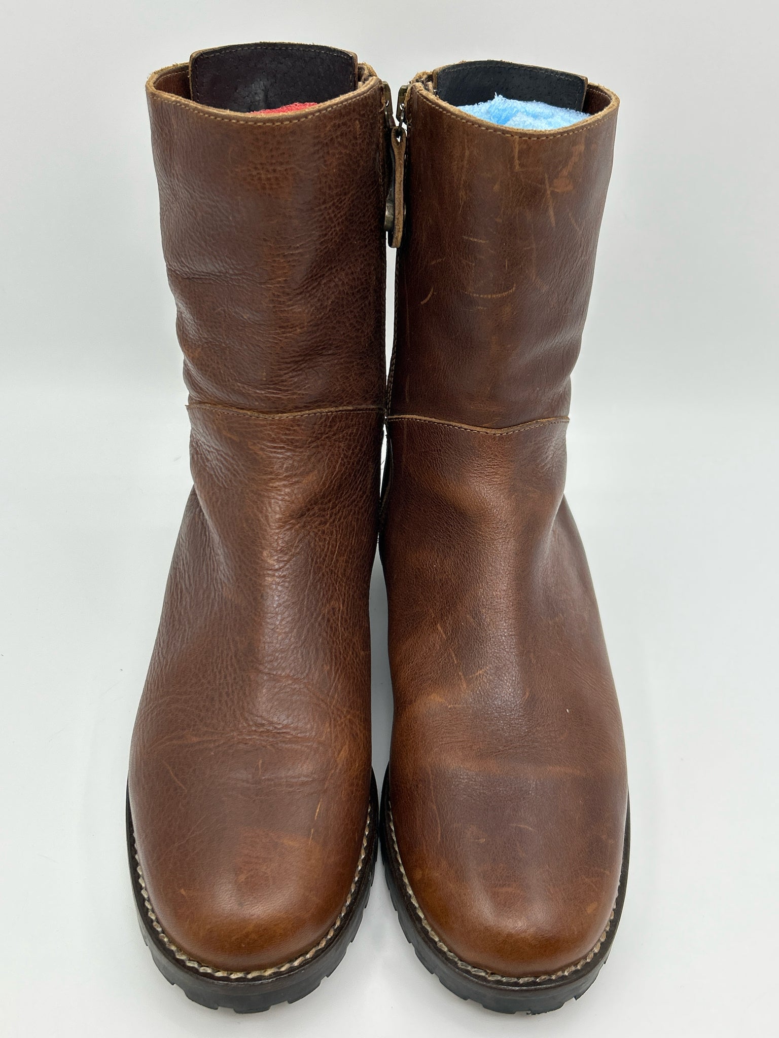 FABIANELLI Size 39 Brown Women Boots