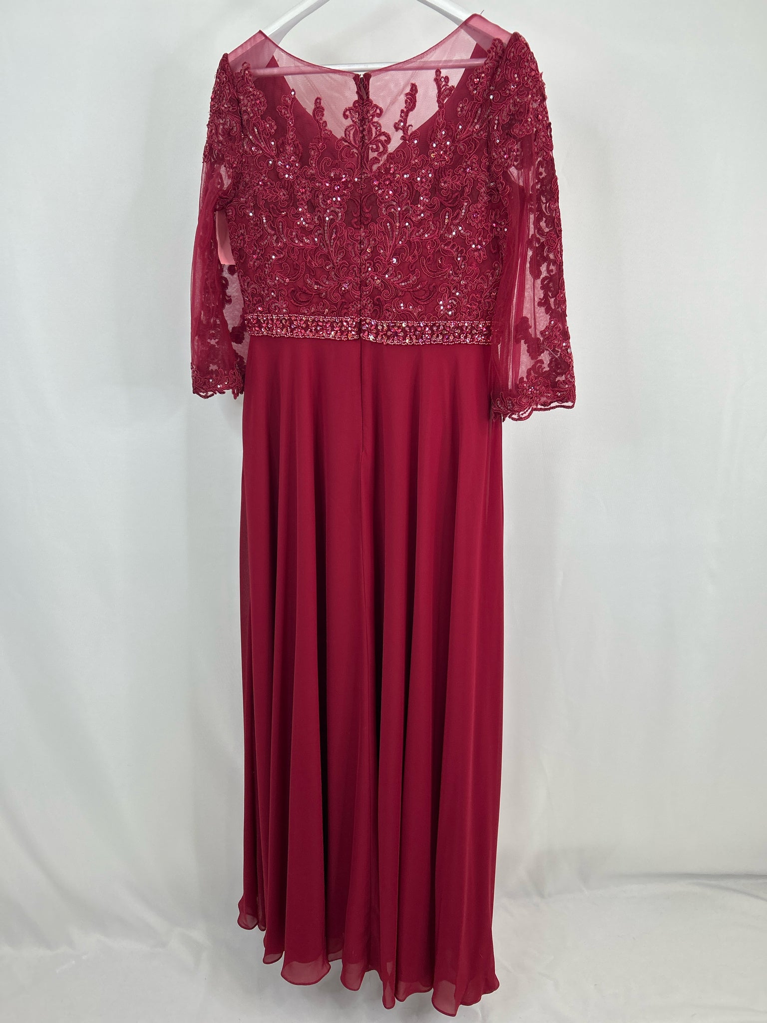 JJS HOUSE Size L Red Women Dress