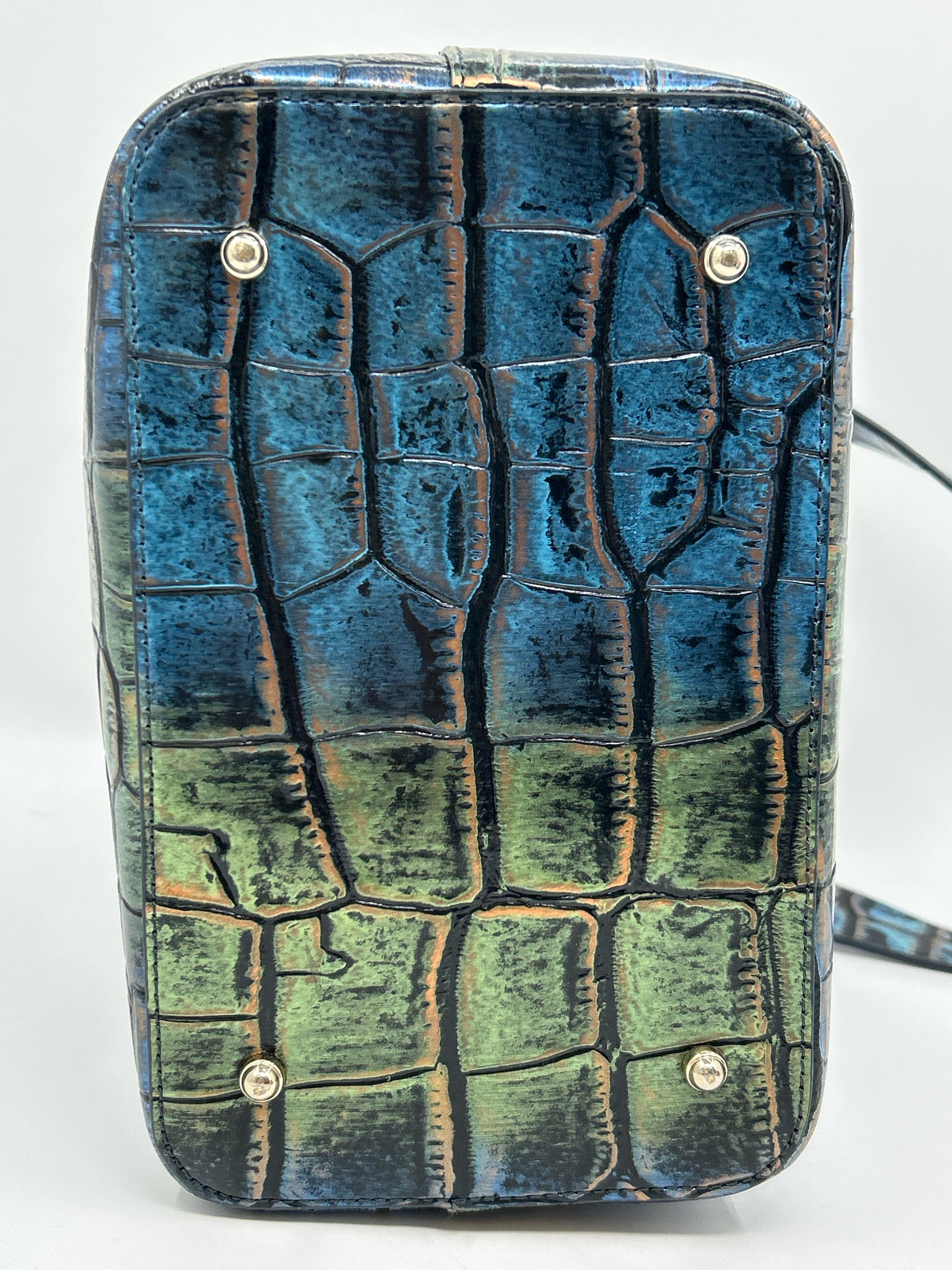 BRAHMIN BLUE AND GREEN Women Purse