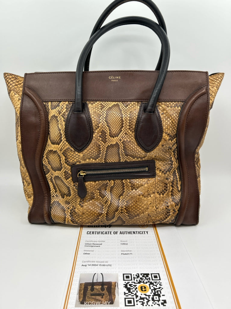 CELINE Brown Tote