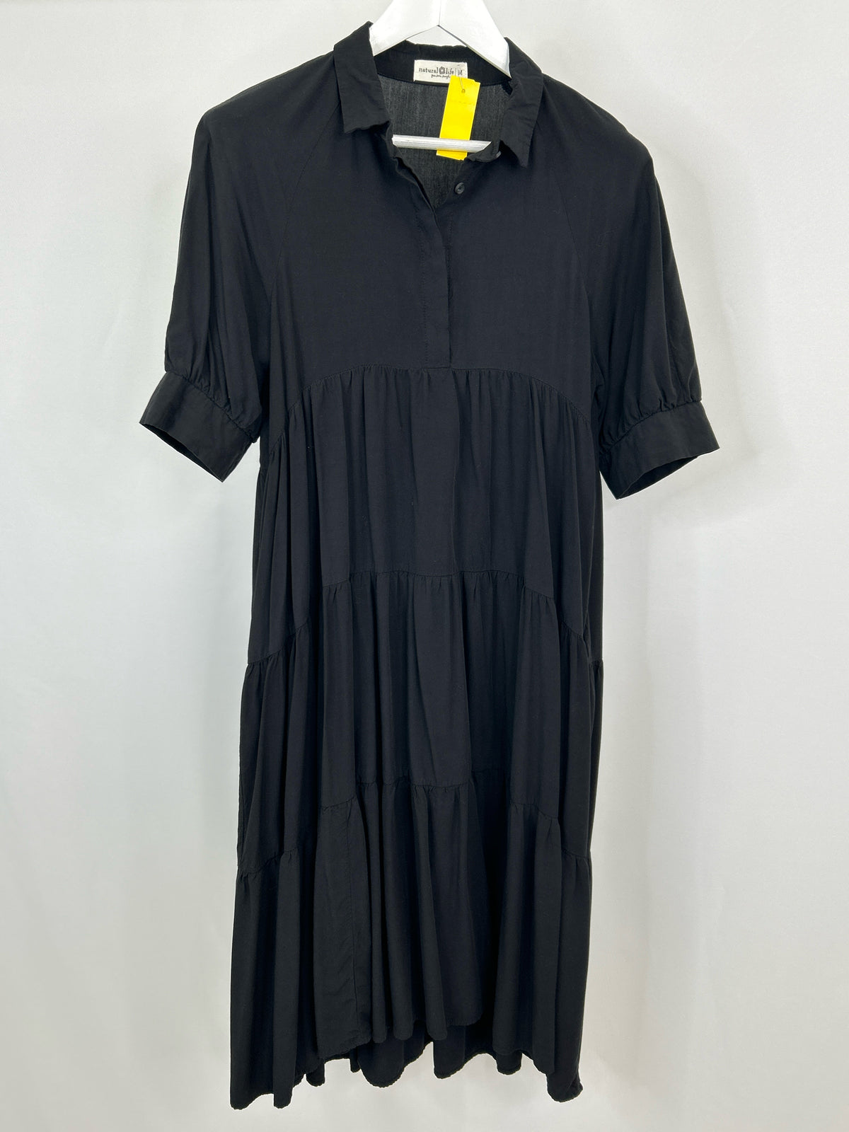 NATURAL LIFE Size M Black Women Dress