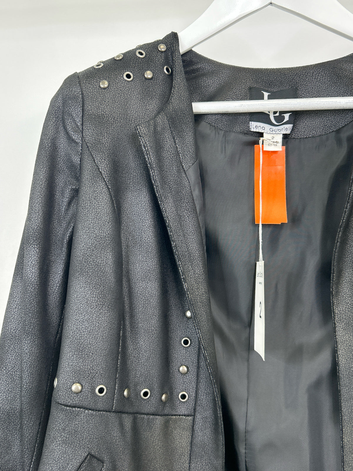 LENA GABRIELLE Size 2 Black Women Jacket