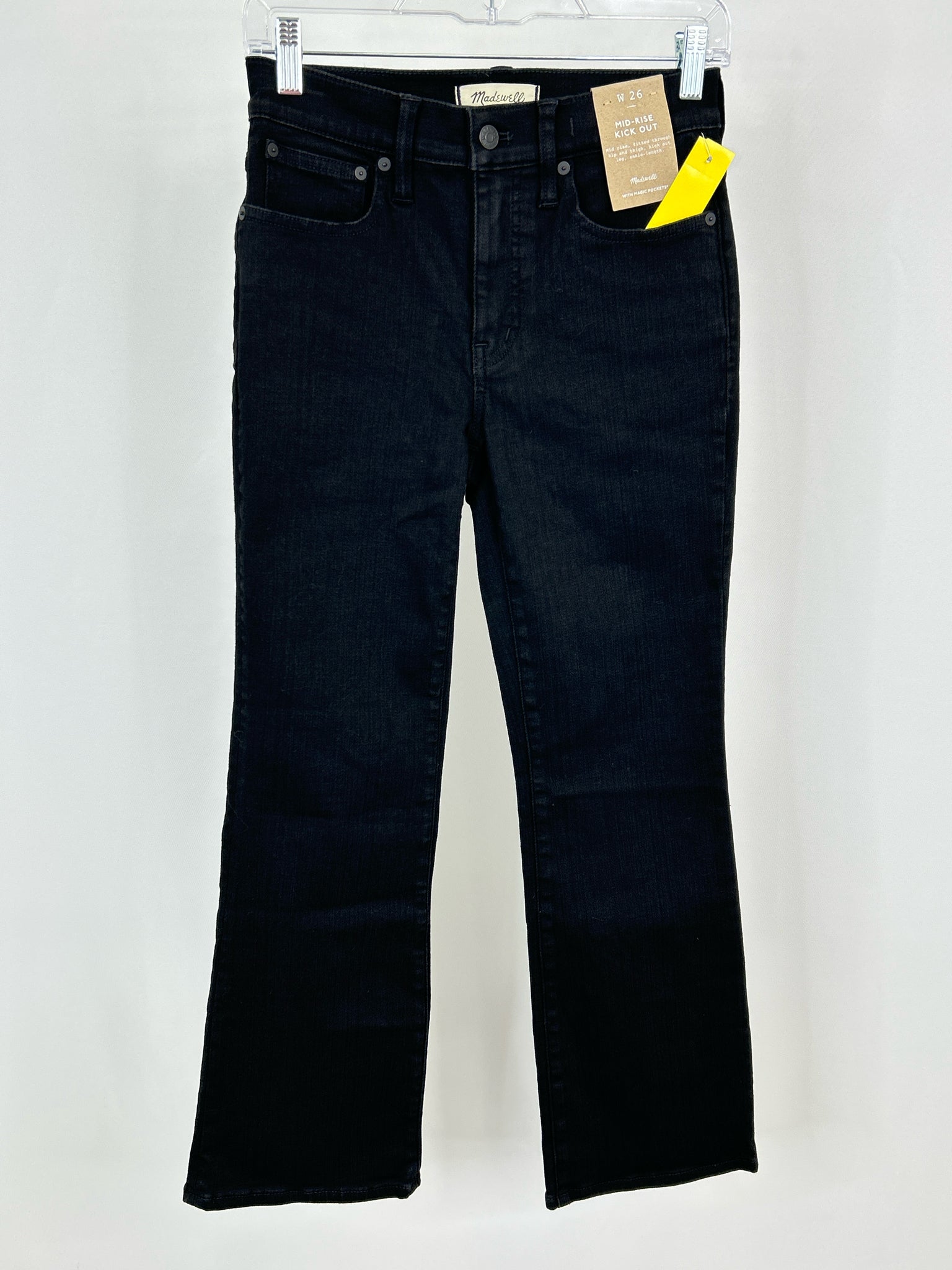MADEWELL Size 26/2 BLACK DENIM Women jeans