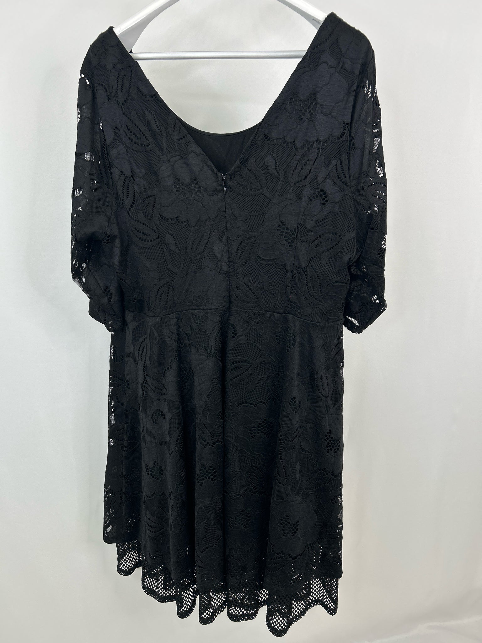 LANE BRYANT Size 22 Black Women Dress