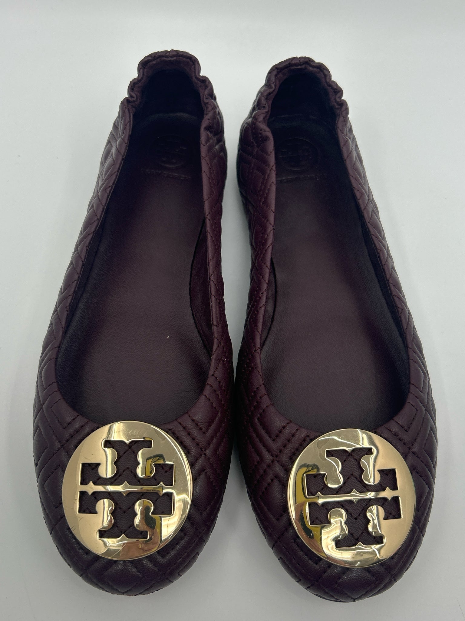 TORY BURCH Size 10M Merlot Women Flats