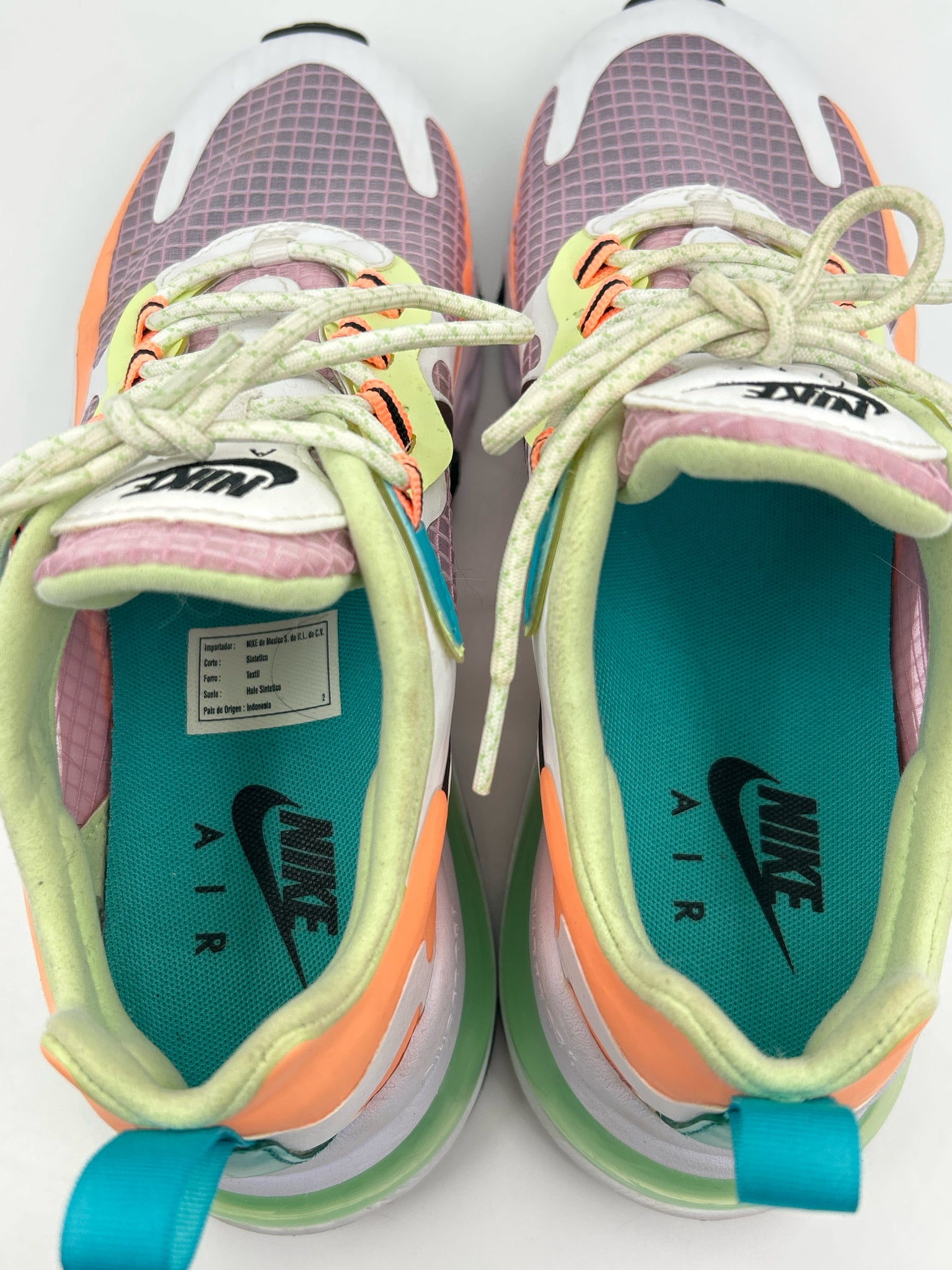 NIKE Size 8.5 Pink and Teal Women Sneakers
