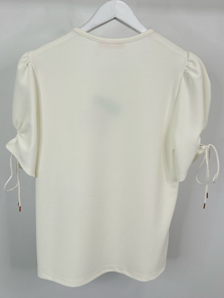 SEE BY CHLOE Size L White Top NWT