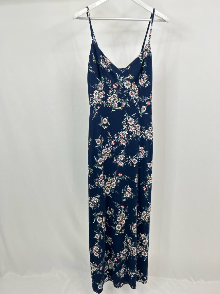 NINE BRITTON Women Size L Navt Floral Dress NWT