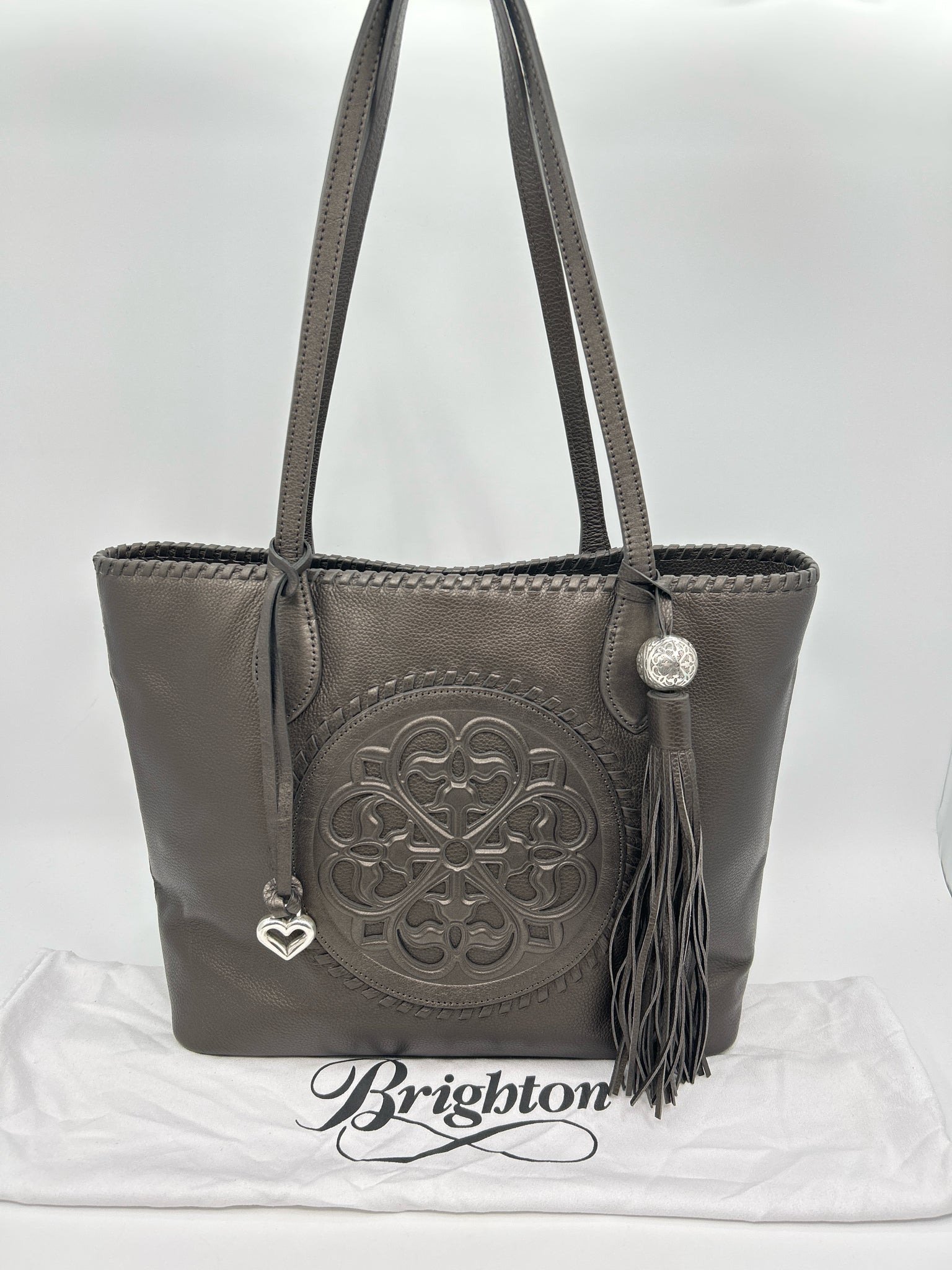 BRIGHTON Pewter Women Tote