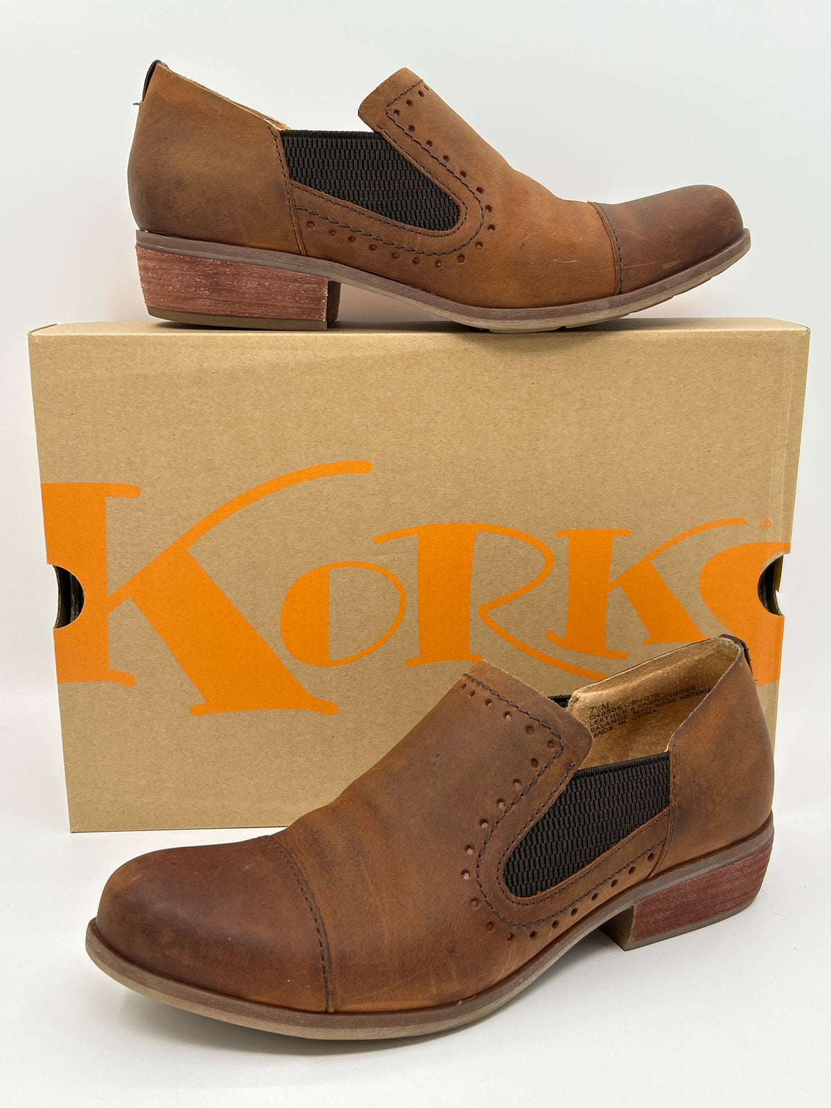 Korks Size 7.5M Brown Women Shoes