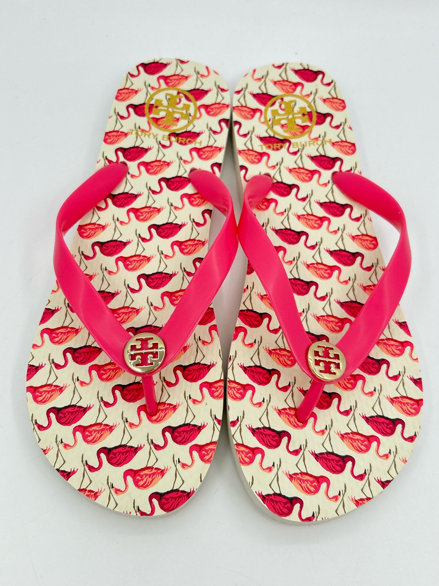 TORY BURCH Size 9M Pink Print Women Sandal