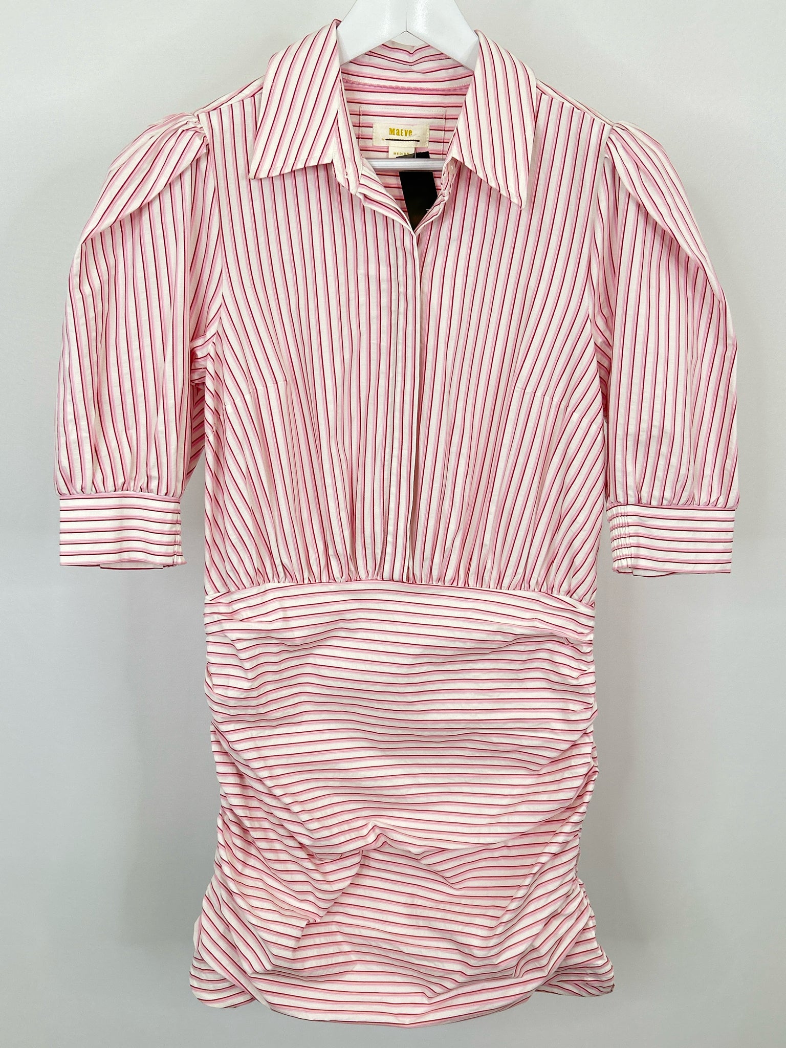MAEVE Size M PINK AND WHITE Women Dress