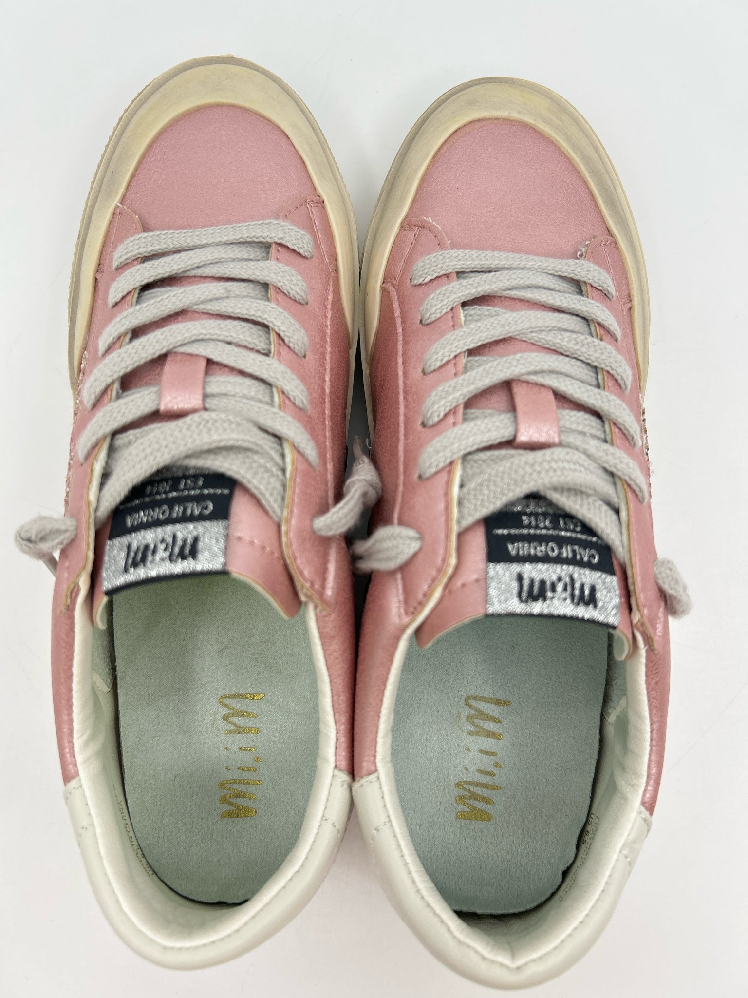 MI.IM Size 6.5 Pink Metallic Women Sneakers