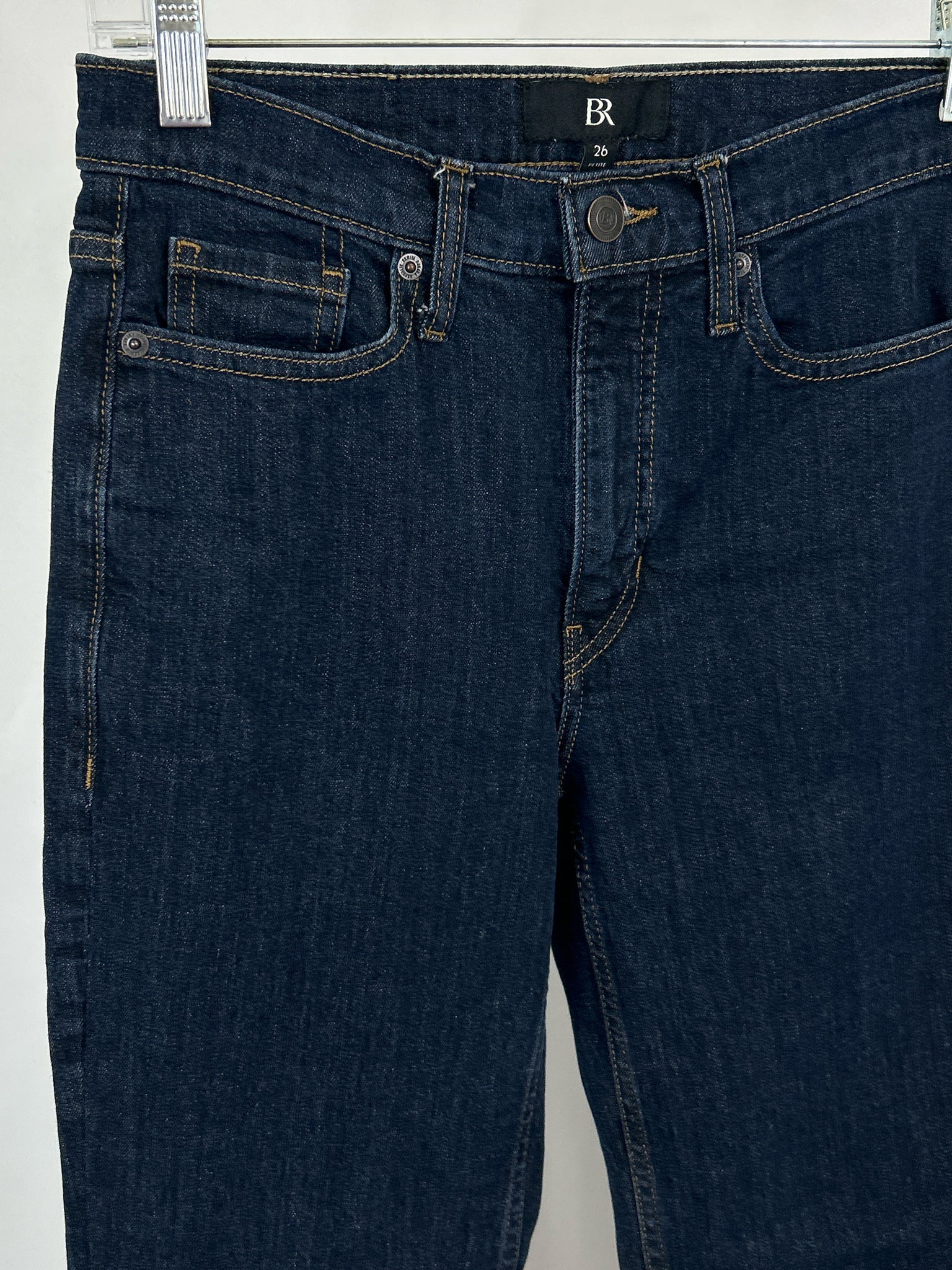 BANANA REPUBLIC NWT Size 2P DARK BLUE DENIM Women jeans