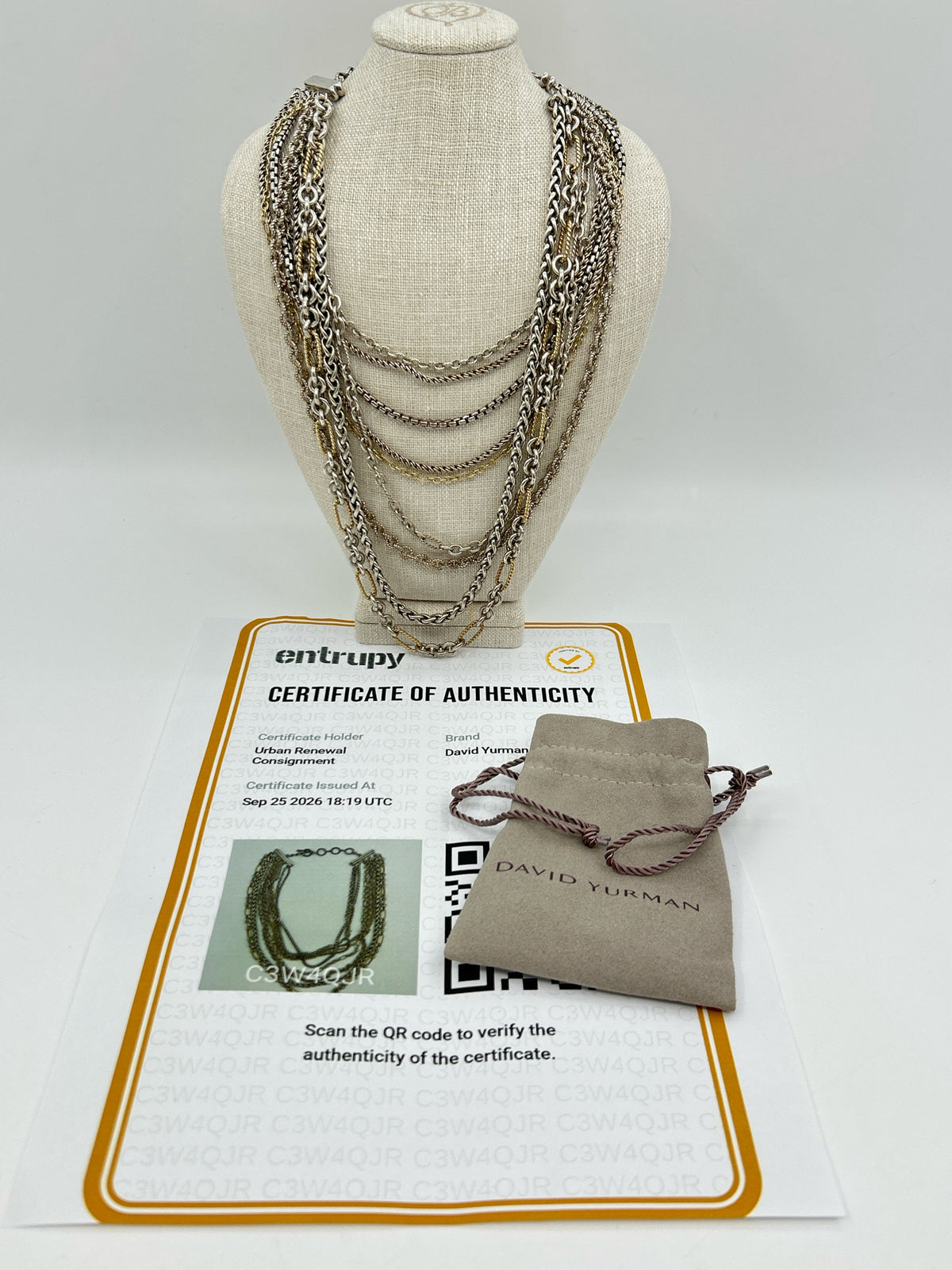 DAVID YURMAN SILVER & GOLD Necklace